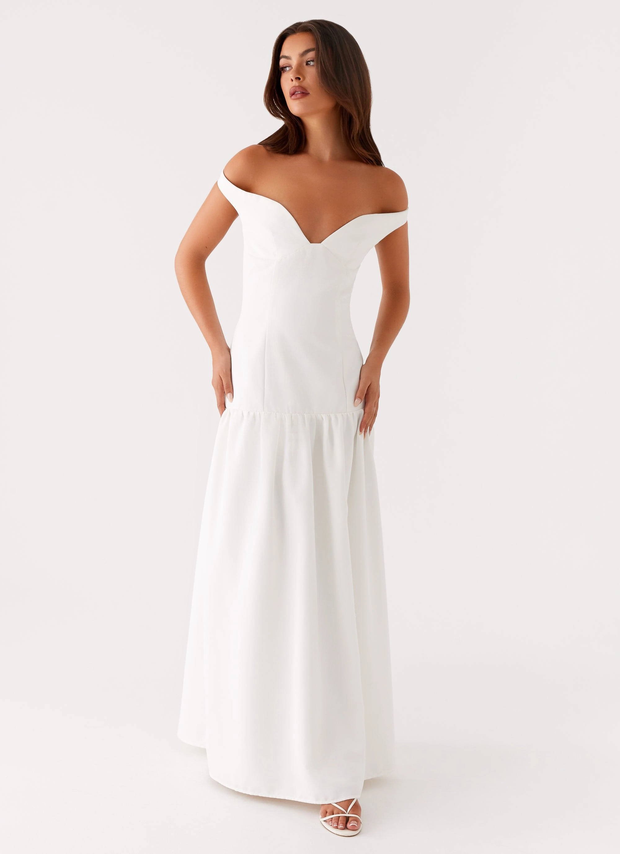 Simple Touch Basel Maxi Dress - White