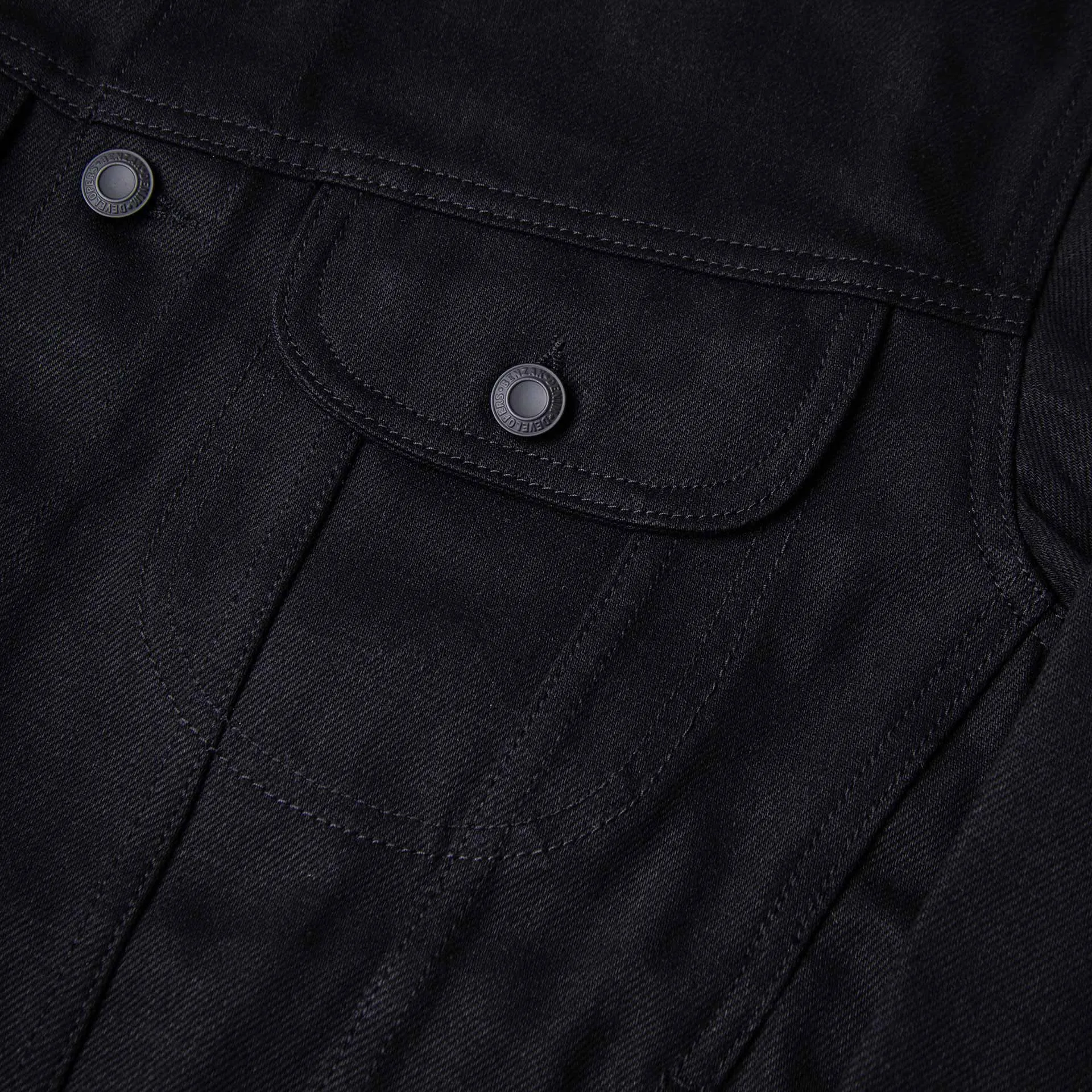 BDJ-05 TRUCKER JACKET 13 oz. black slub selvedge [AW24]