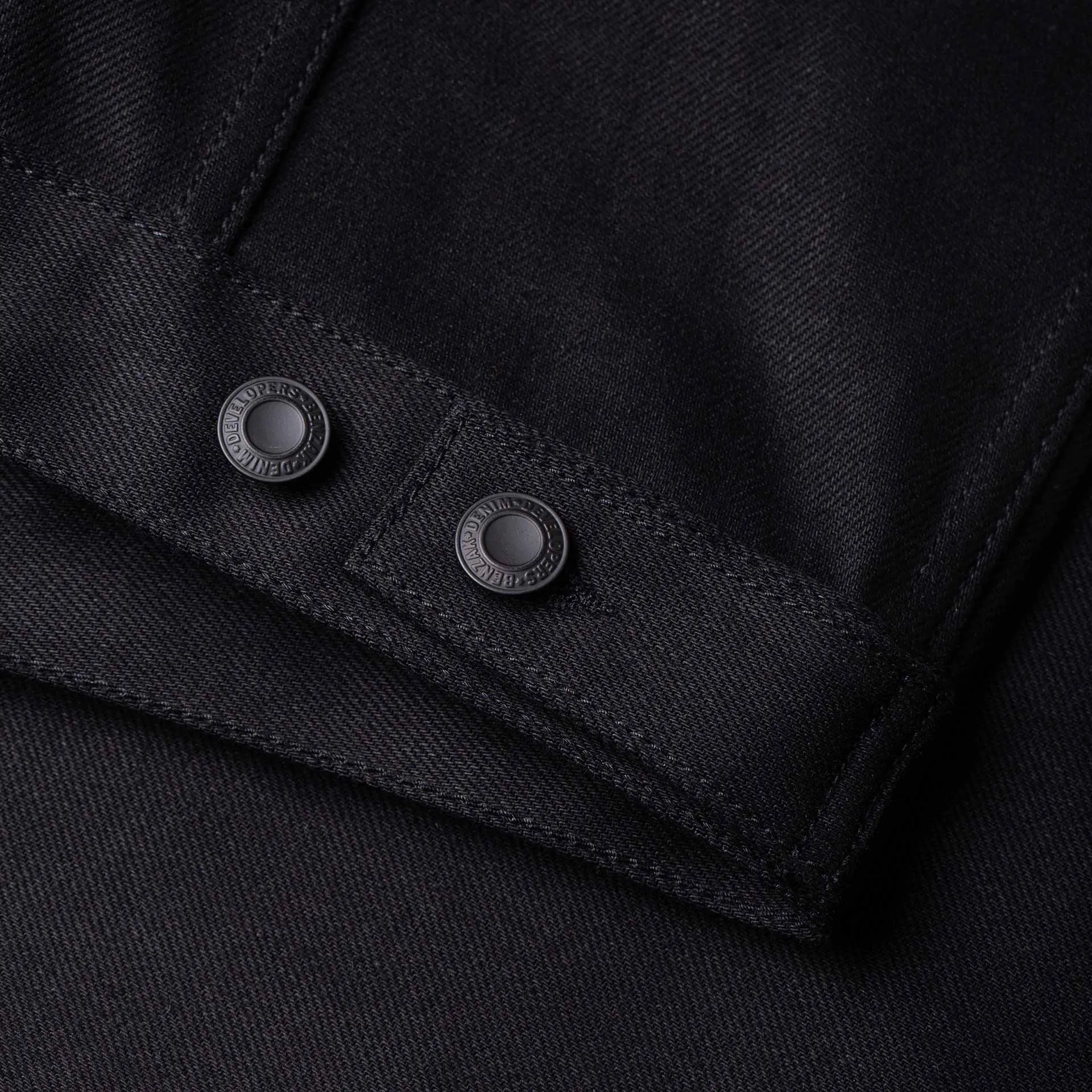 BDJ-05 TRUCKER JACKET 13 oz. black slub selvedge [AW24]