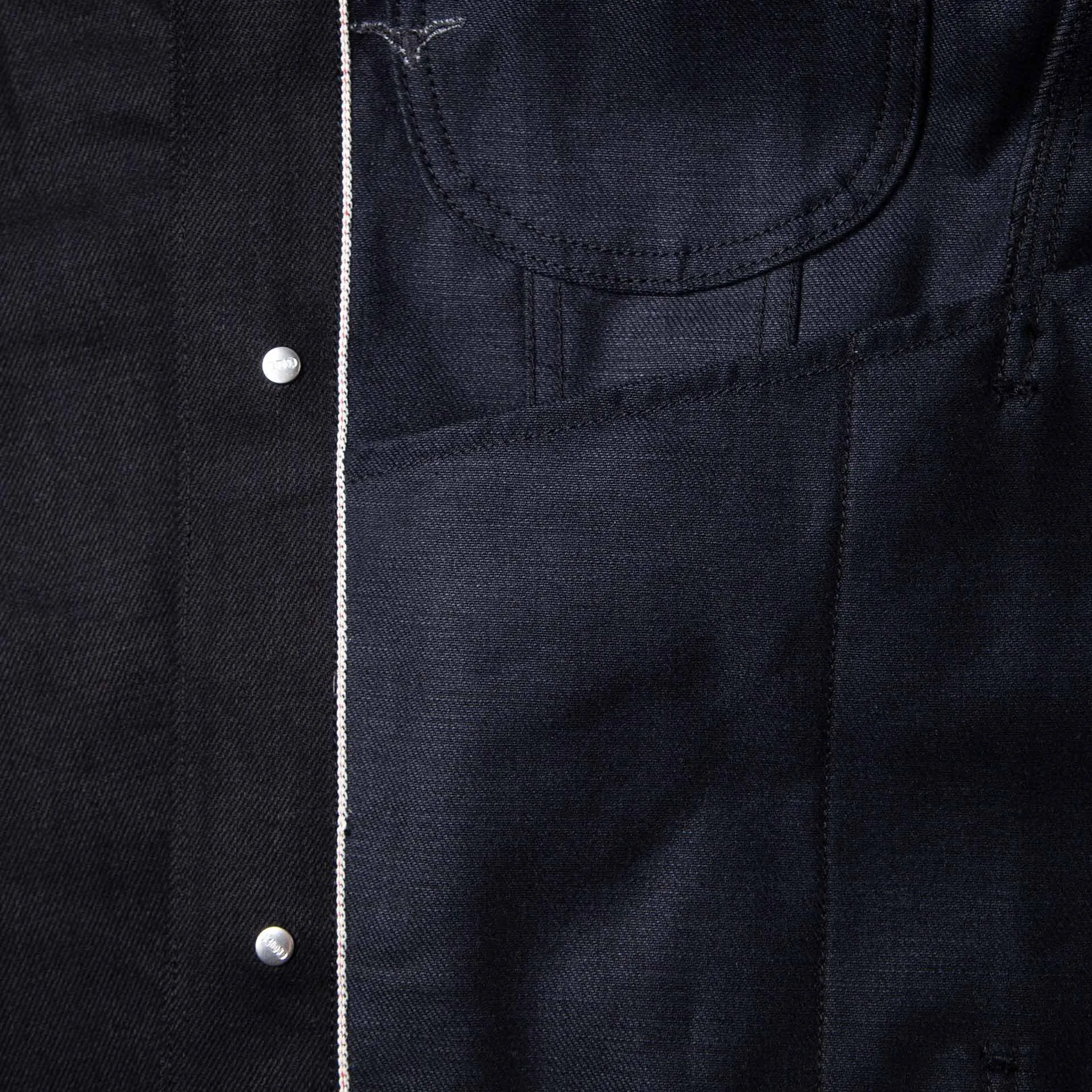 BDJ-05 TRUCKER JACKET 13 oz. black slub selvedge [AW24]