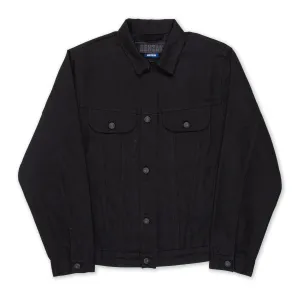 BDJ-05 TRUCKER JACKET 13 oz. black slub selvedge [AW24]