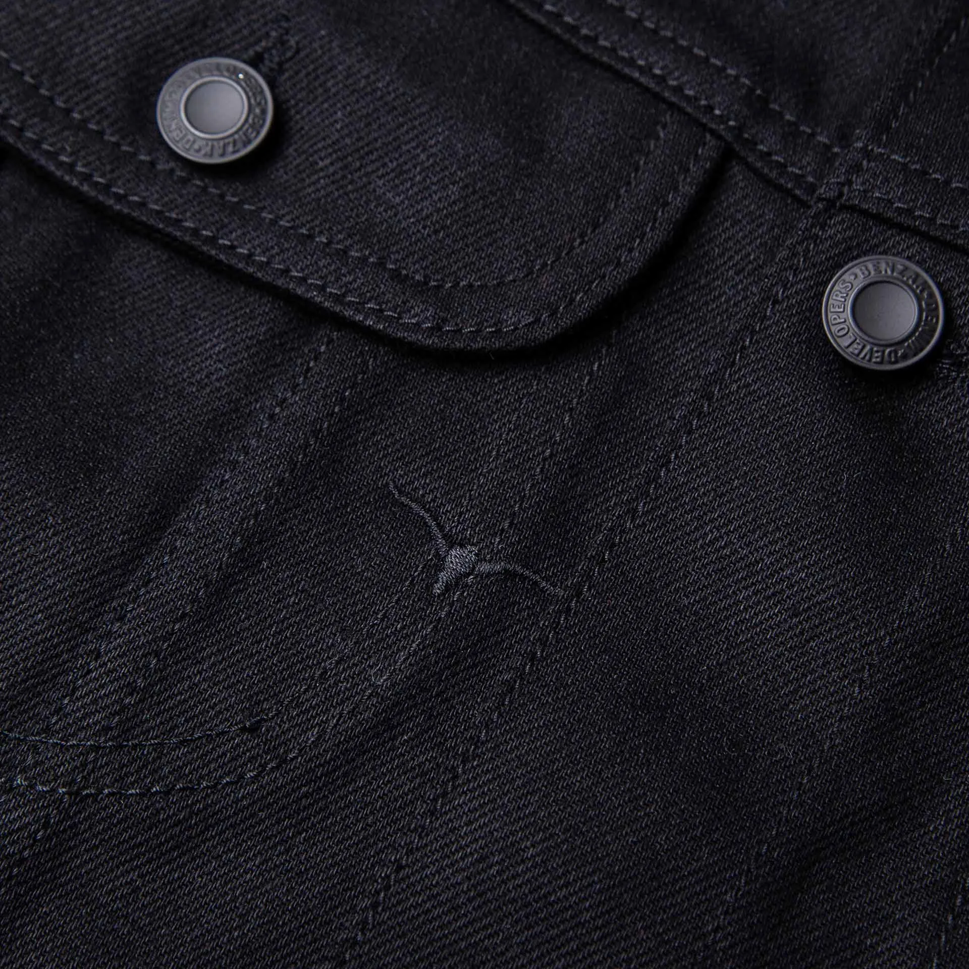 BDJ-05 TRUCKER JACKET 13 oz. black slub selvedge [AW24]