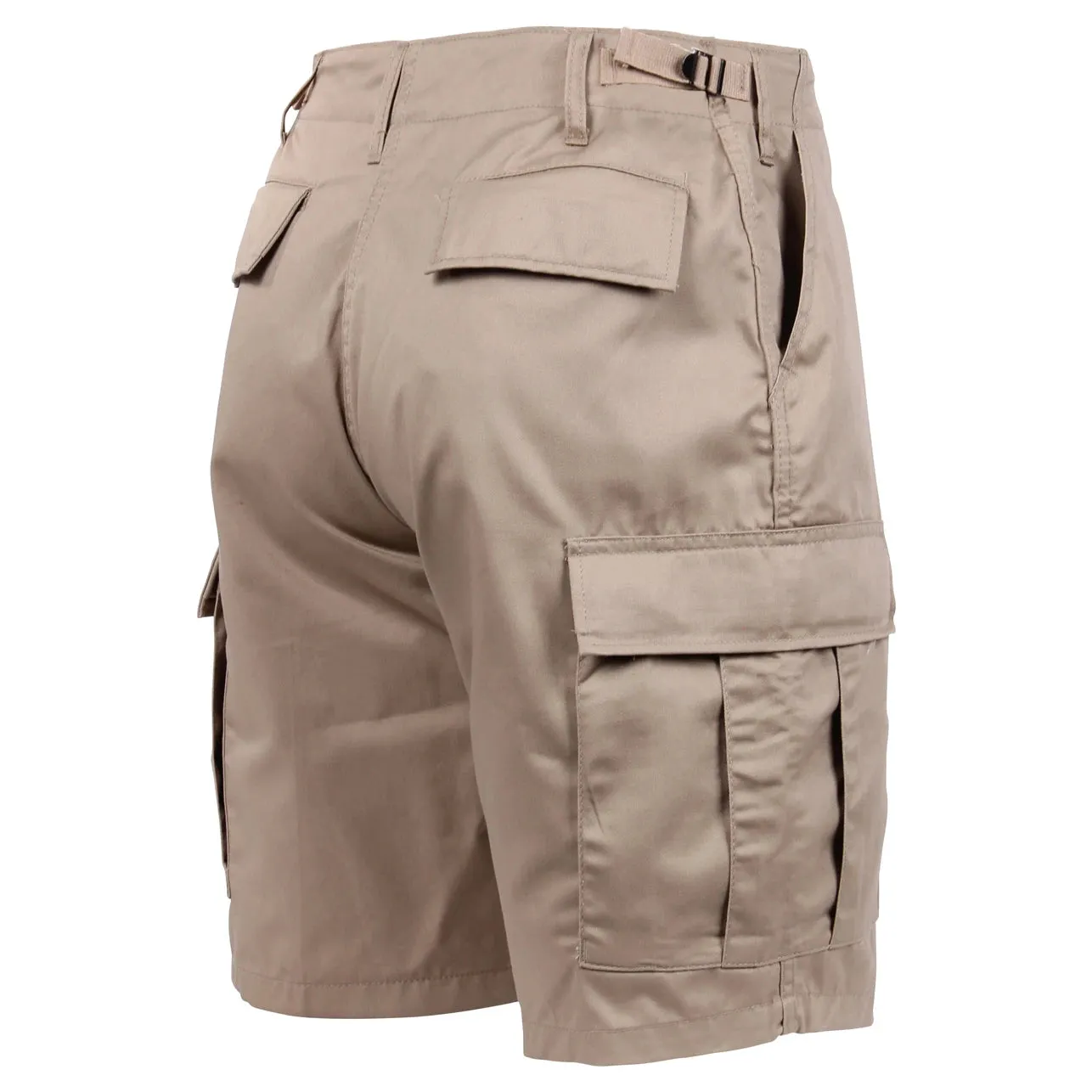BDU Shorts - Khaki Poly/Cotton