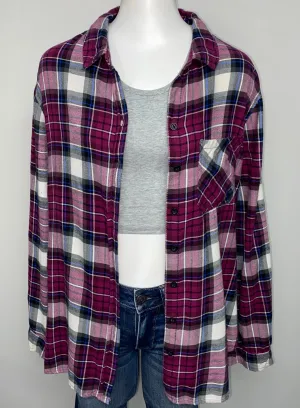 Beach Lunch Lounge Flannel- (L)