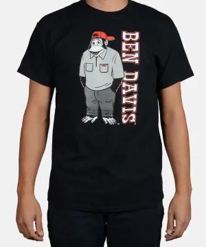 Ben Davis Funky Monkey Logo T-shirt - Black