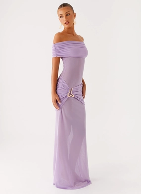 Benji Maxi Dress - Lilac Chill Vibes Cozy Layers