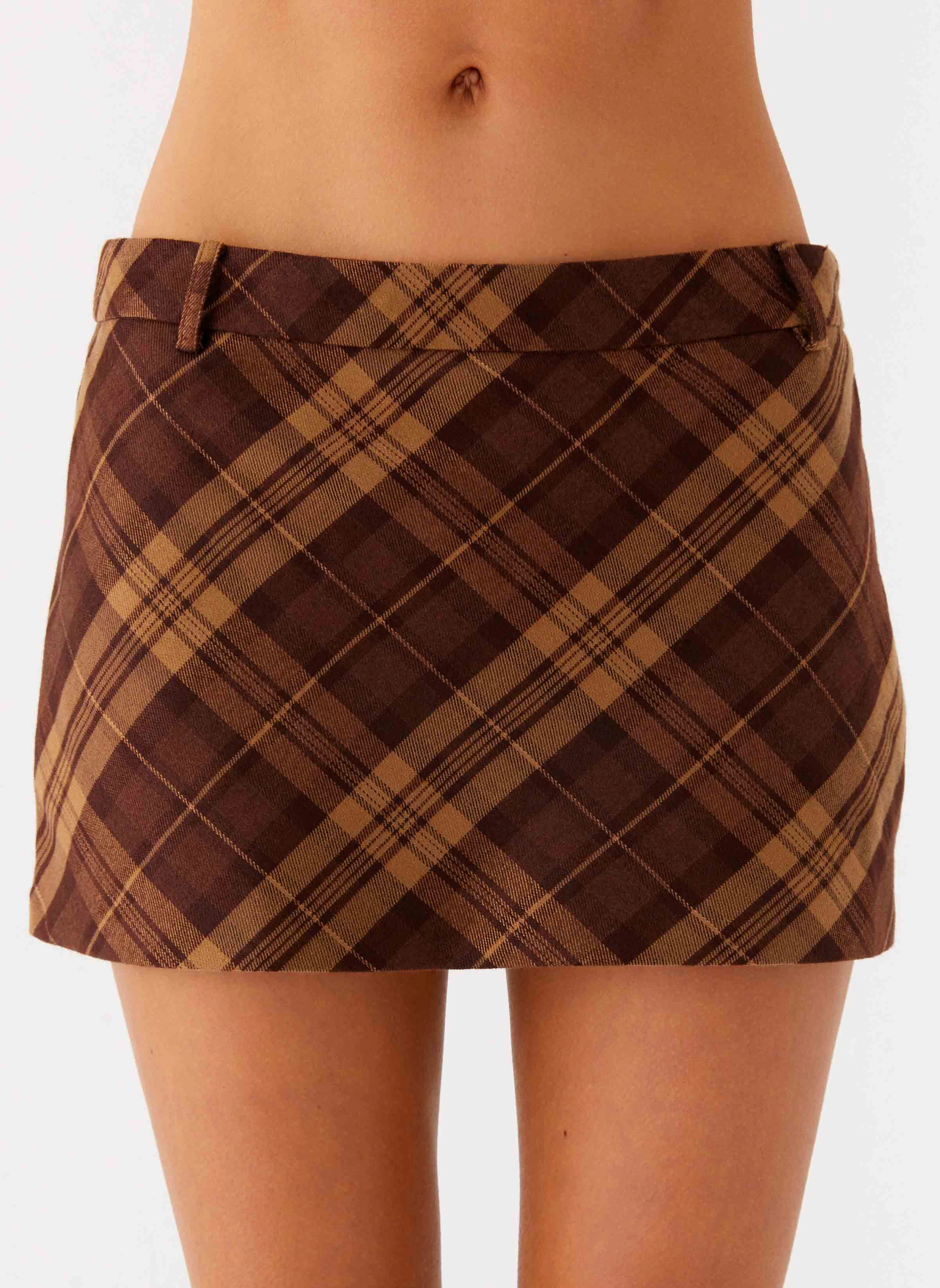 Effortless Fit Flex Movement Benson Mini Skirt - Plaid