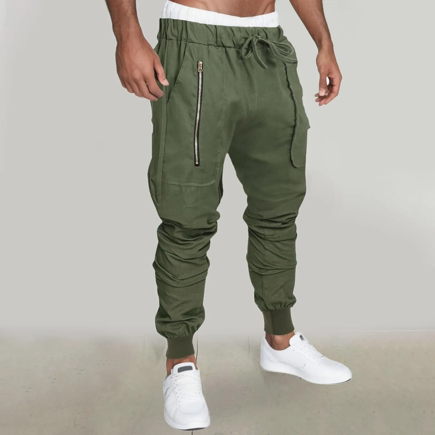 Big and Tall Cargo Pants for Men Sweatpants for Men Pants Water Resistant Outdoor Hiking Work Pants Men's Cargo Pants