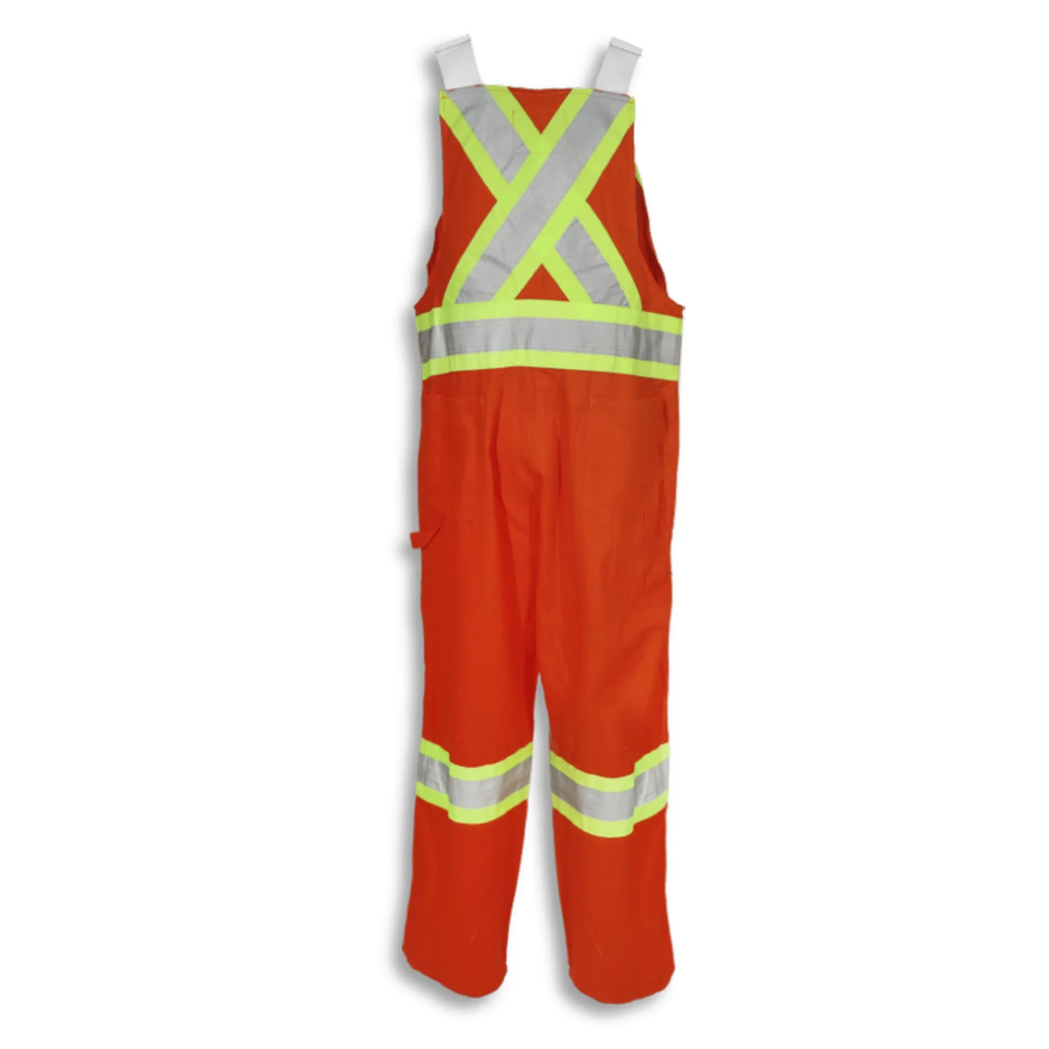Big K Men's Hi Vis Safety Overalls CSA Approved Poly/Cotton | 3M Reflective Tape | Multiple Pockets | Durable & Comfortable | Sizes XS-5XL