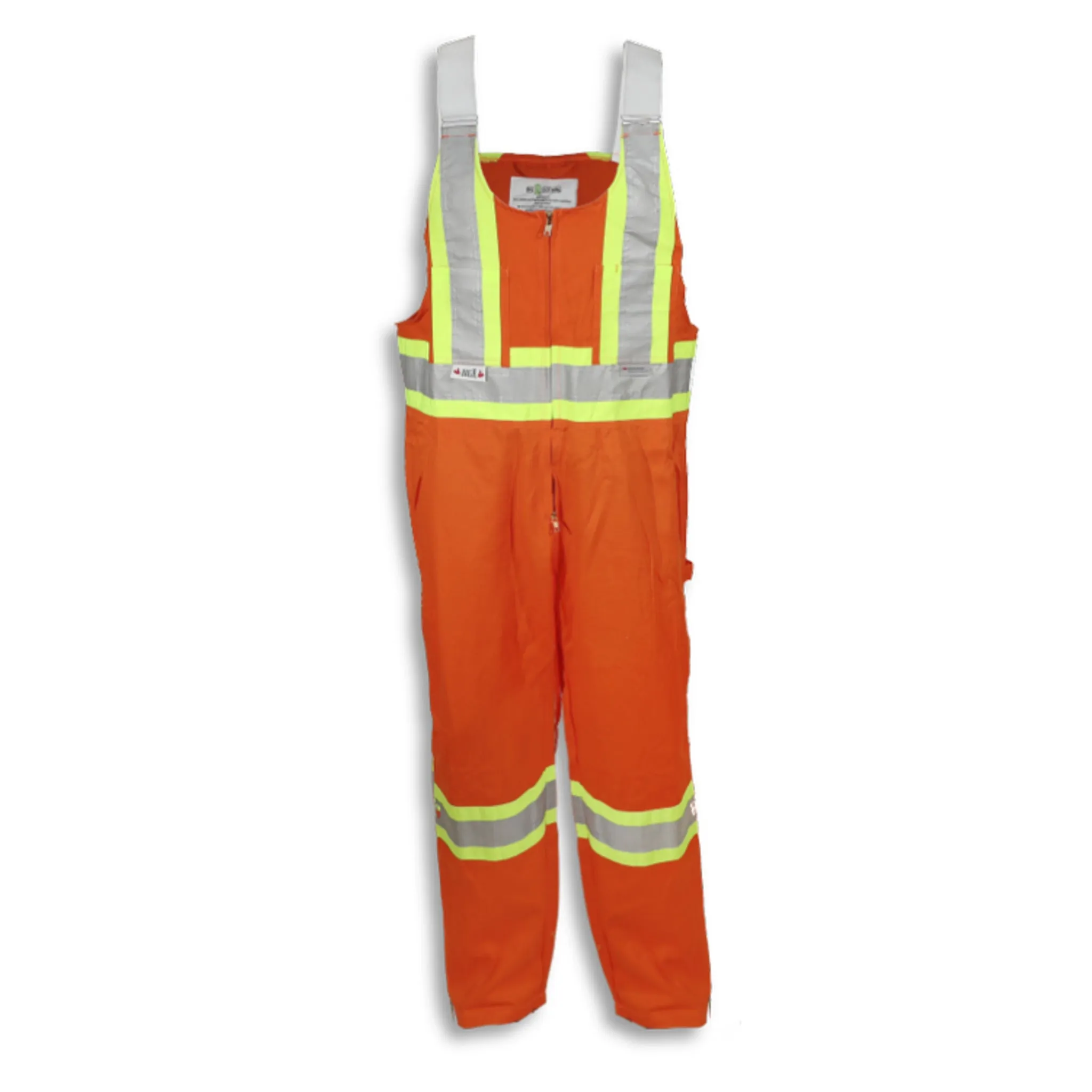 Big K Men's Hi Vis Safety Overalls CSA Approved Poly/Cotton | 3M Reflective Tape | Multiple Pockets | Durable & Comfortable | Sizes XS-5XL