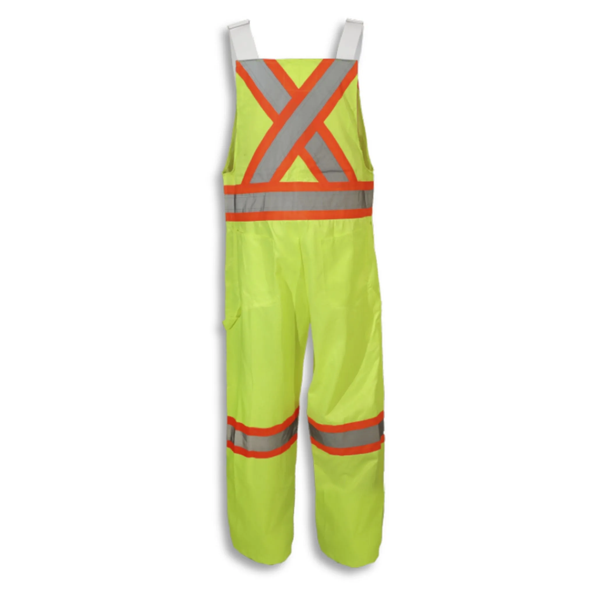 Big K Men's Hi Vis Safety Overalls CSA Approved Poly/Cotton | 3M Reflective Tape | Multiple Pockets | Durable & Comfortable | Sizes XS-5XL