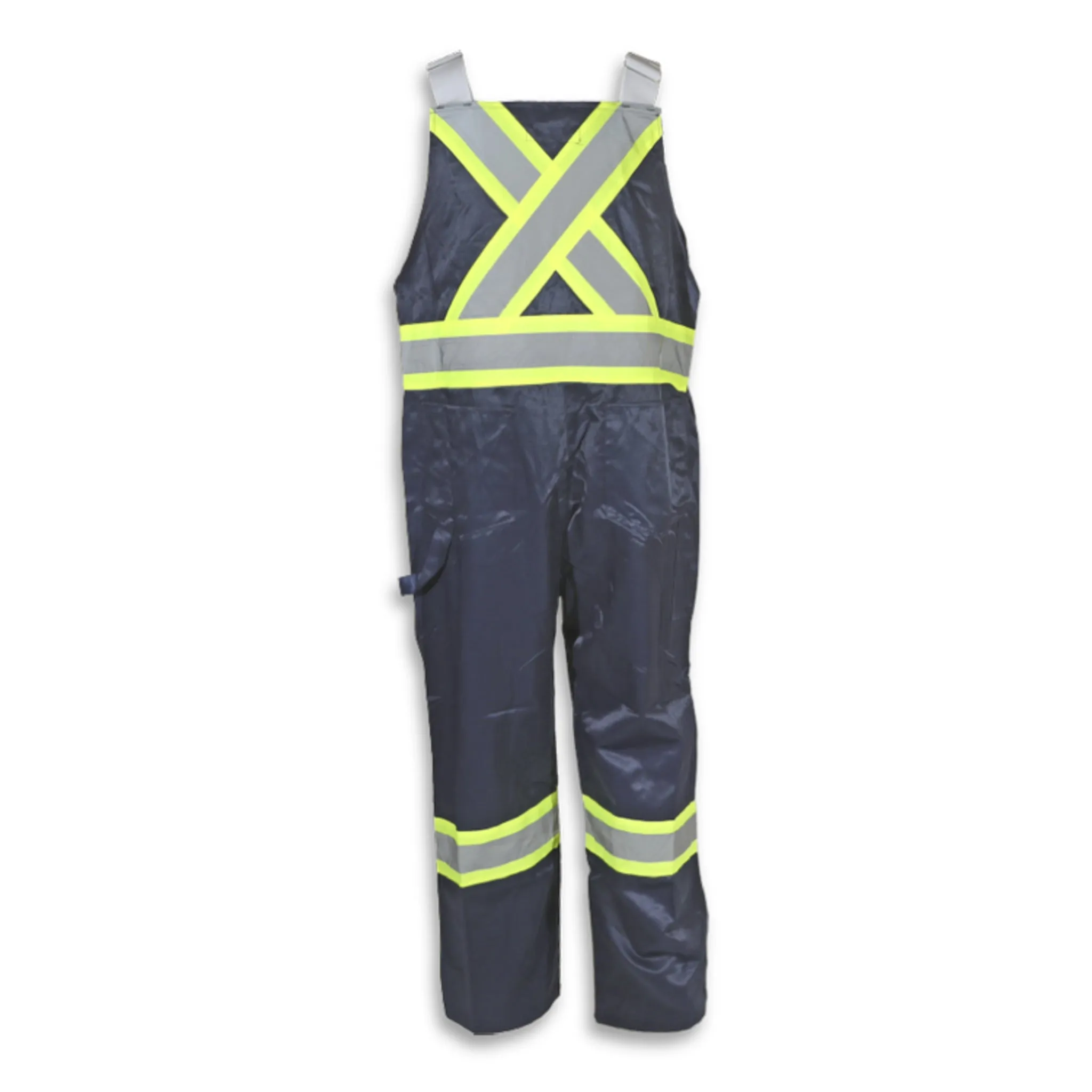 Big K Men's Hi Vis Safety Overalls CSA Approved Poly/Cotton | 3M Reflective Tape | Multiple Pockets | Durable & Comfortable | Sizes XS-5XL