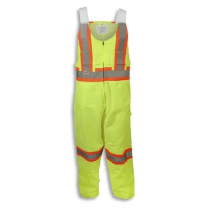 Big K Men's Hi Vis Safety Overalls CSA Approved Poly/Cotton | 3M Reflective Tape | Multiple Pockets | Durable & Comfortable | Sizes XS-5XL