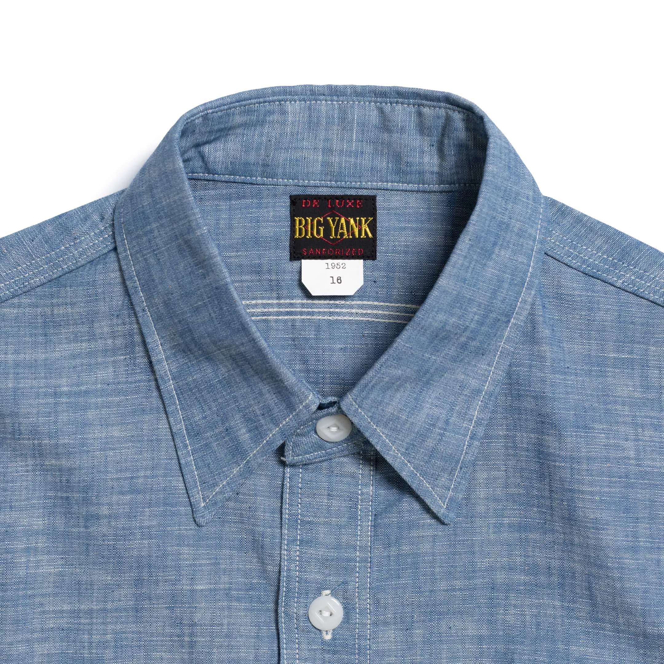 Big Yank 1952 Chambray Shirt Indigo