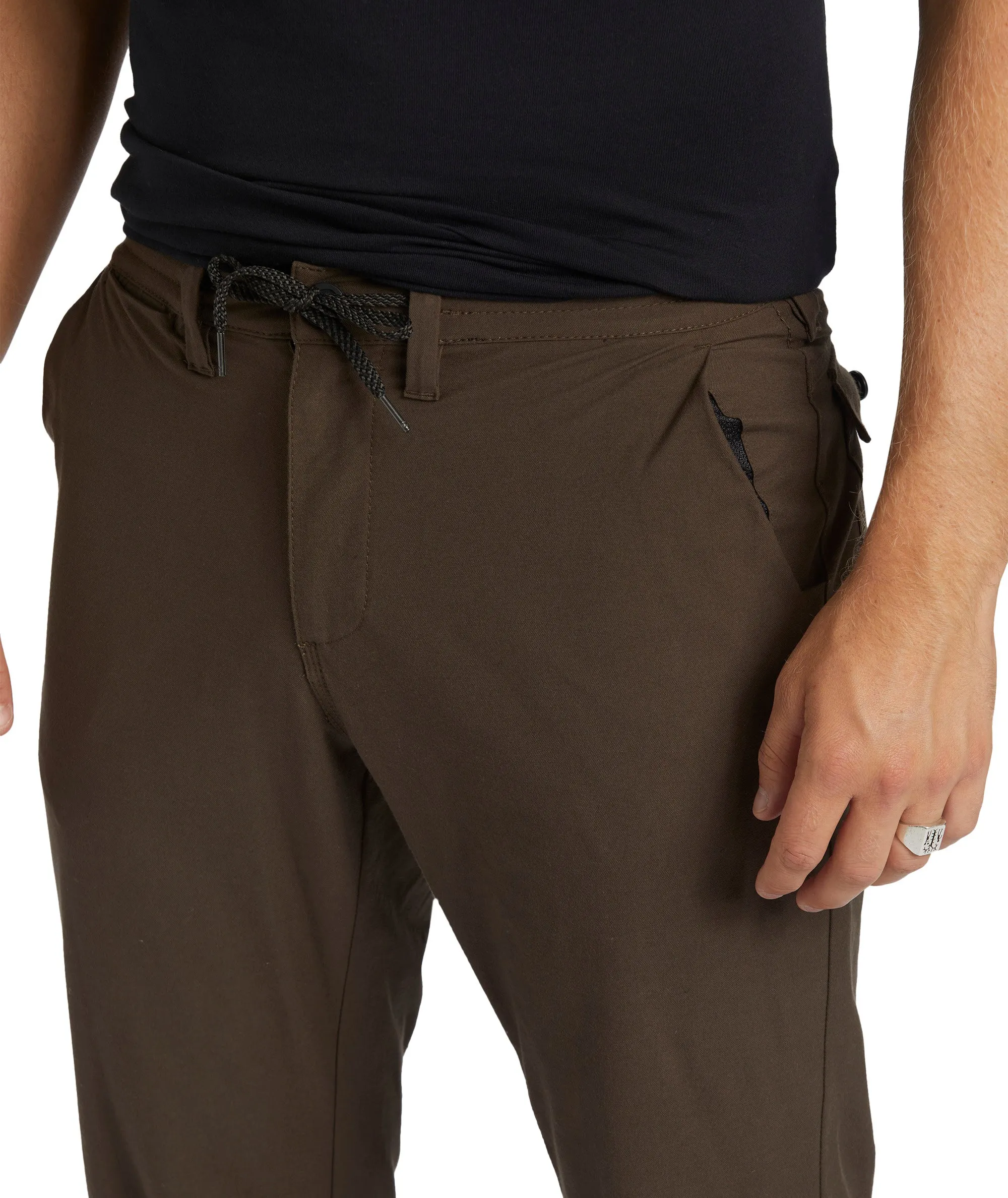 Billabong A/Div Surftrek Plus Organic Elastic Waist Pants - Coffee