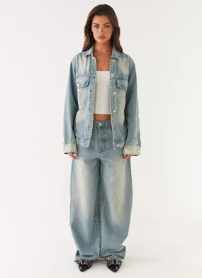 ModularLayering Maxwell Denim Jacket - Washed Blue