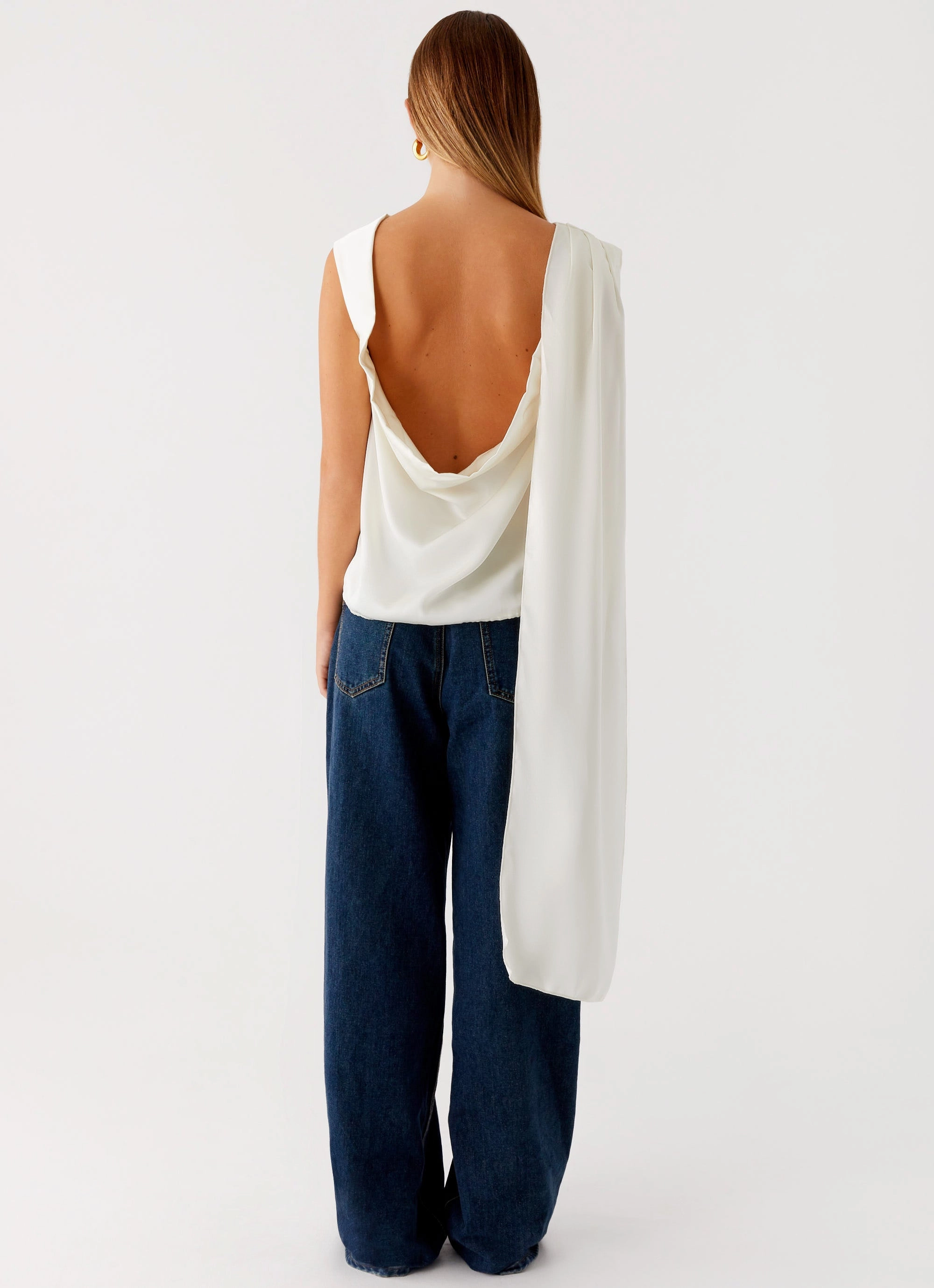 Mojito Cowl Top - Ivory Comfortable Style Everyday Look