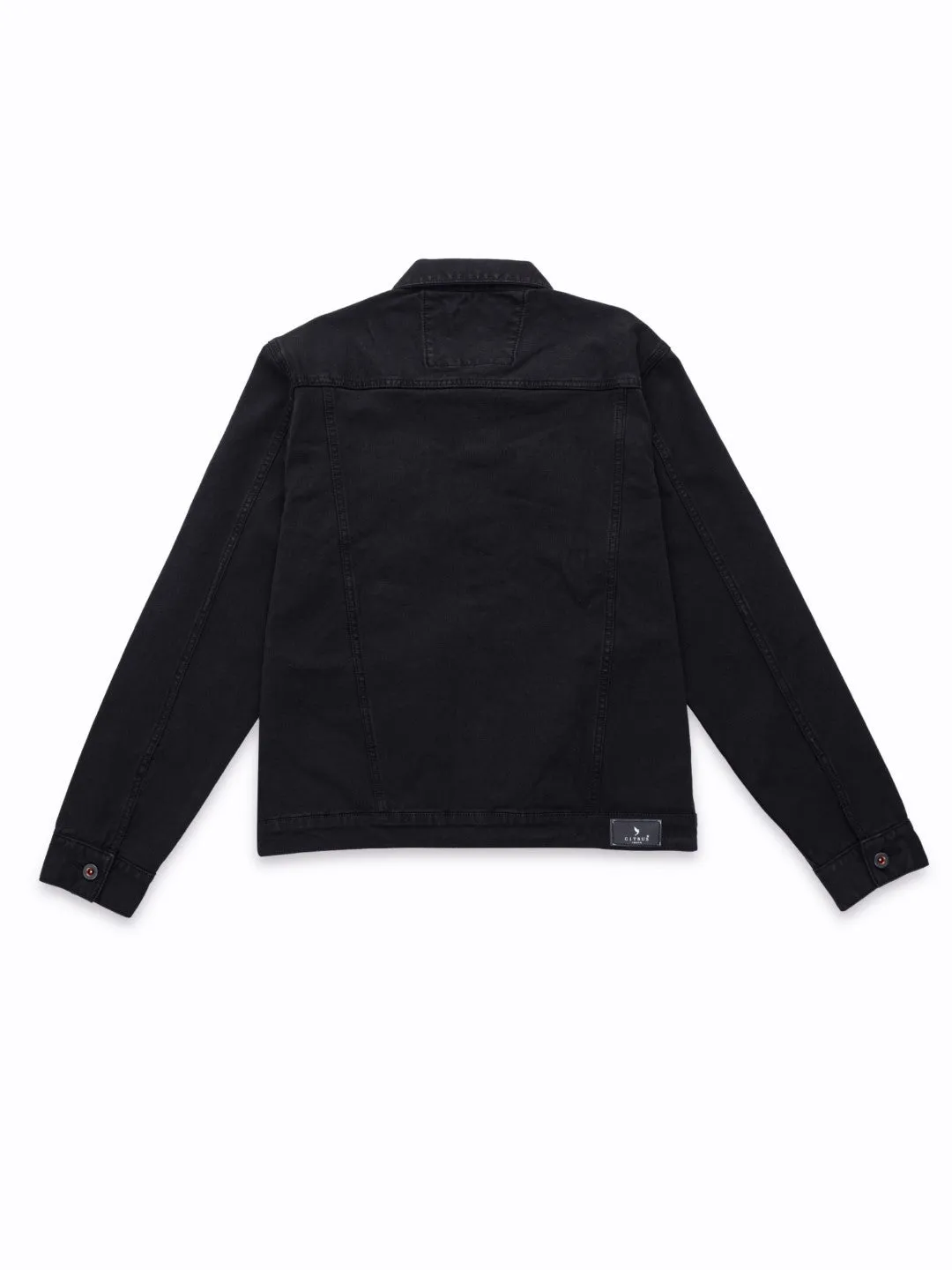 Black Denim Trucker Jacket