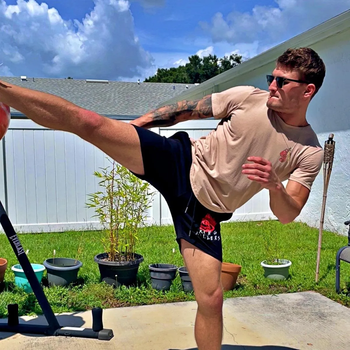 Black Fleece Sweat Shorts