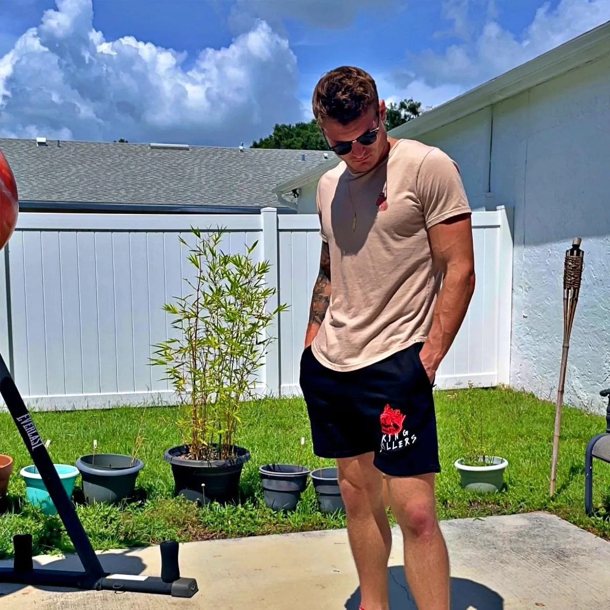 Black Fleece Sweat Shorts
