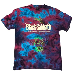 BLACK SABBATH SEVERED HEAD TIE DYE SHIRT