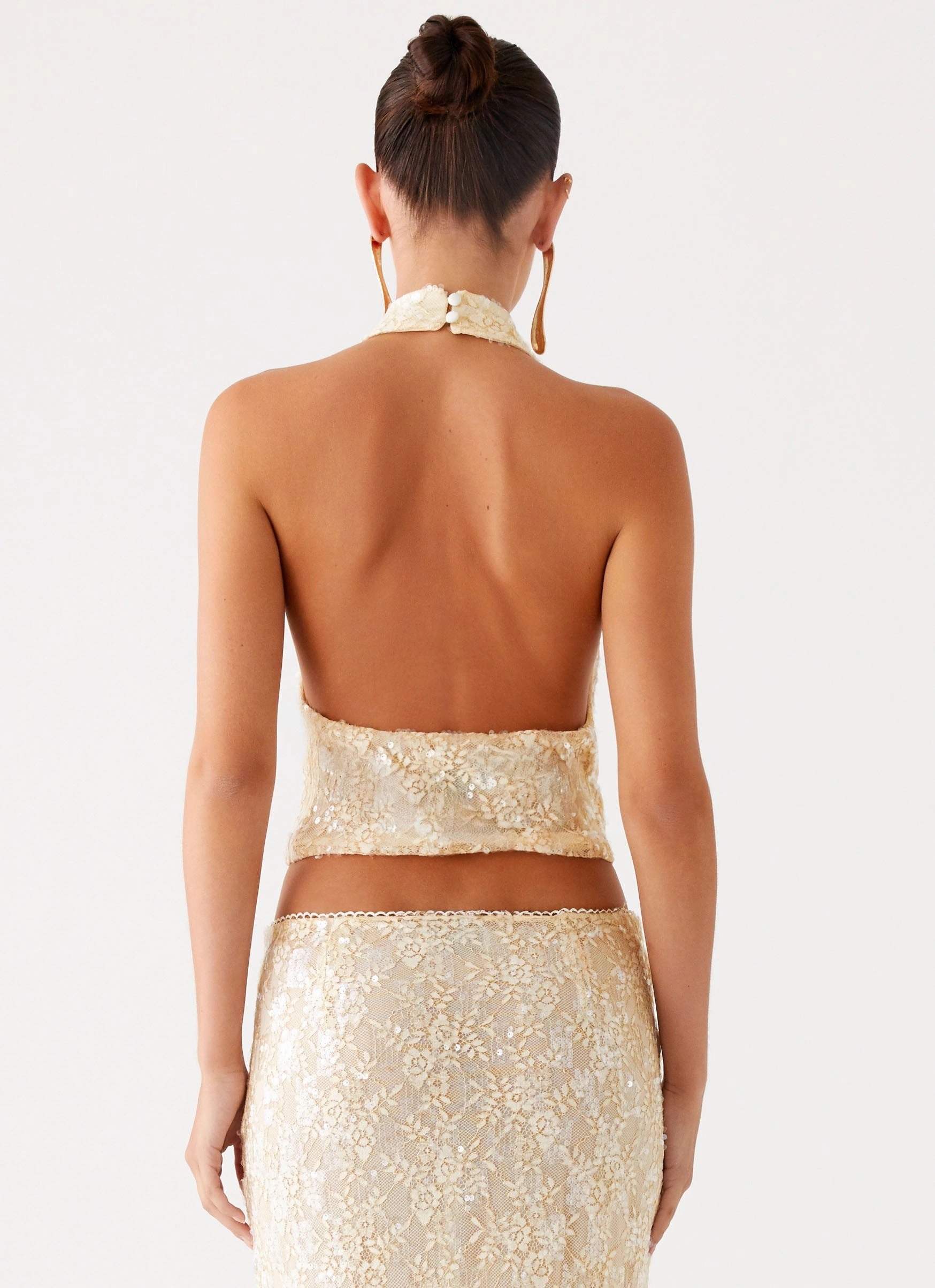 Bling It On Cowl Top - Ivory QuiltedPattern