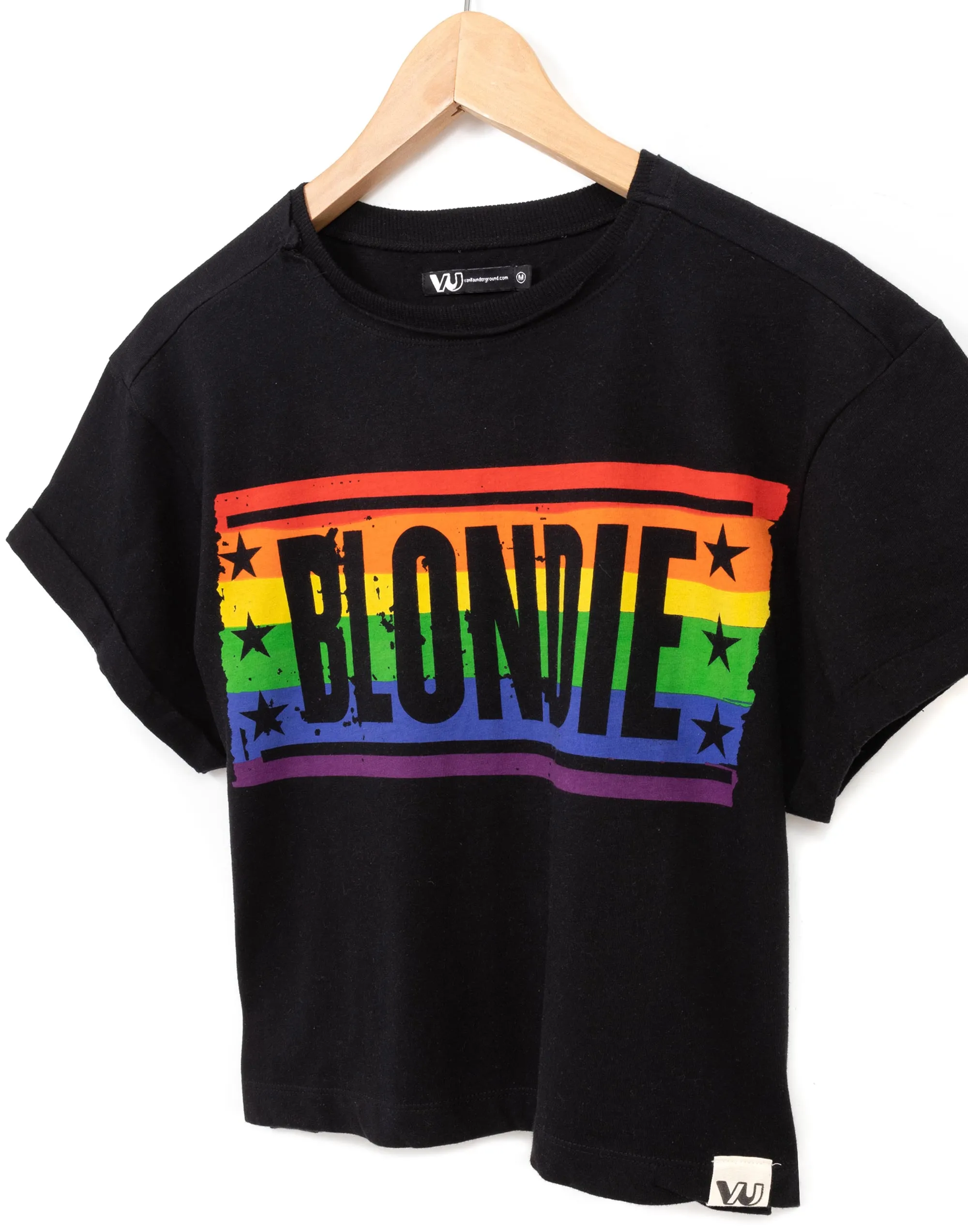 Blondie Rainbow Cropped T-Shirt For Women