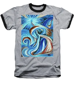 Blue Energy Burst - Baseball T-Shirt