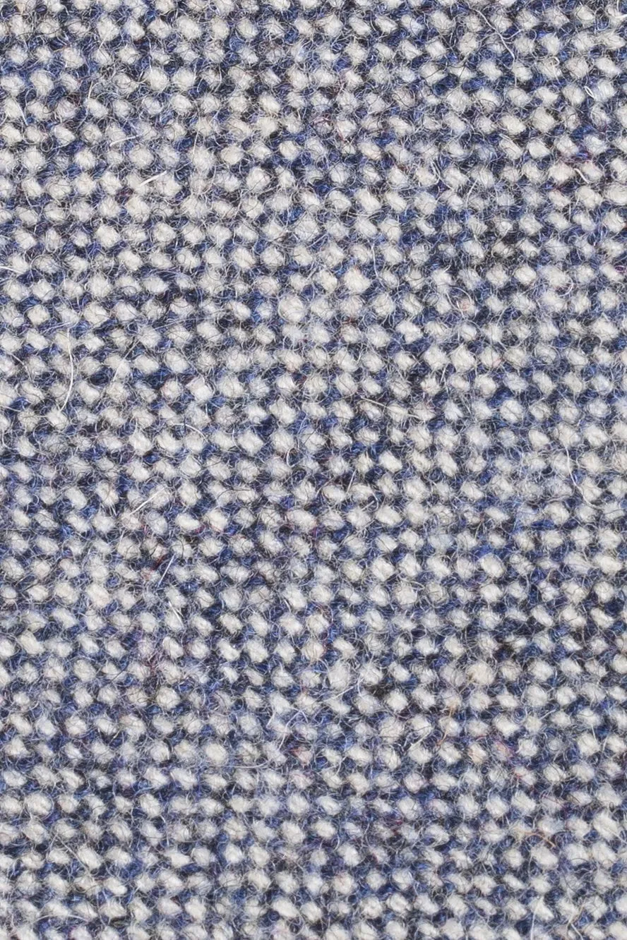 Blue Tweed Bow Tie