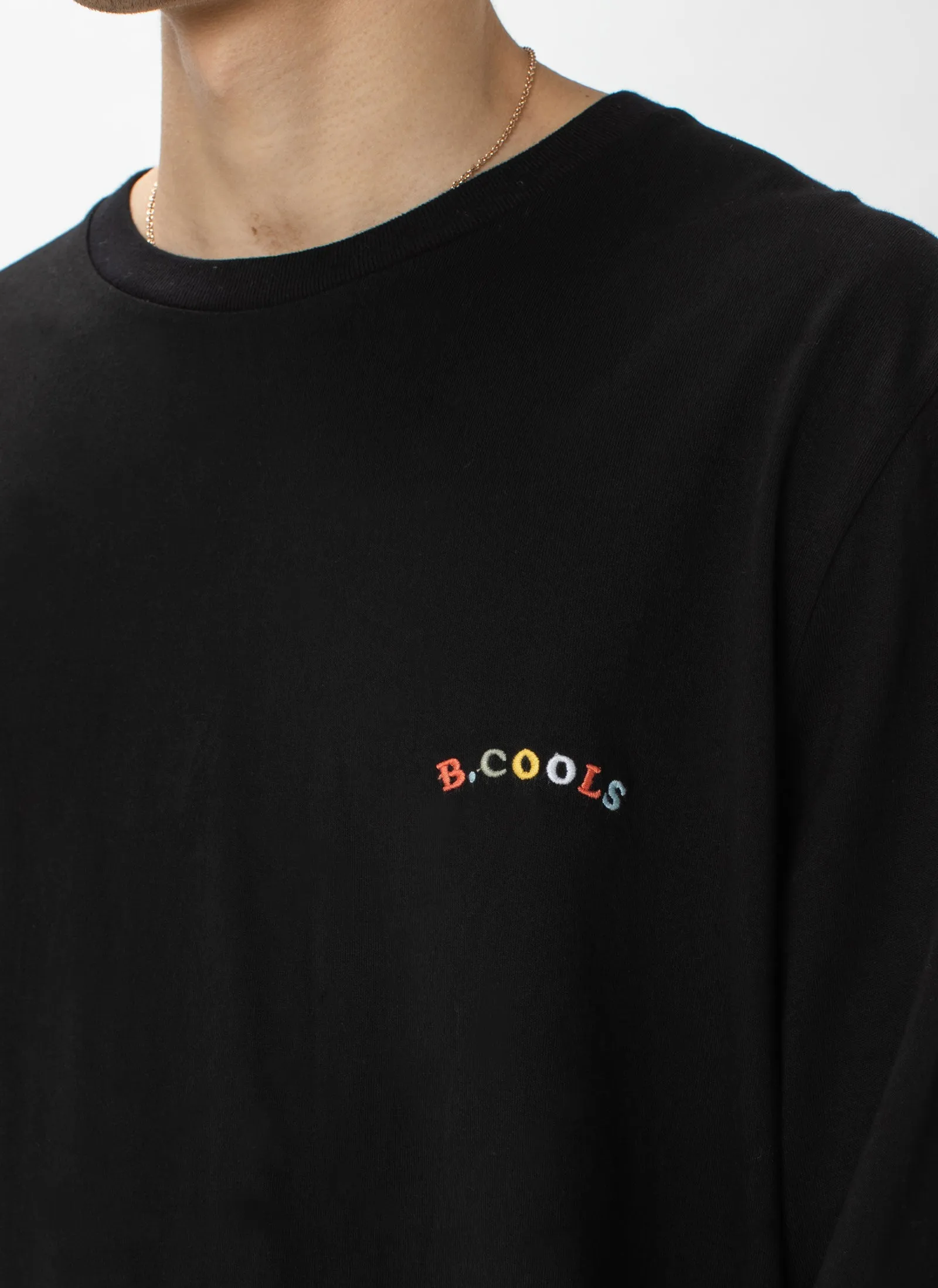 B.Nostalgic Embro LS Tee Black