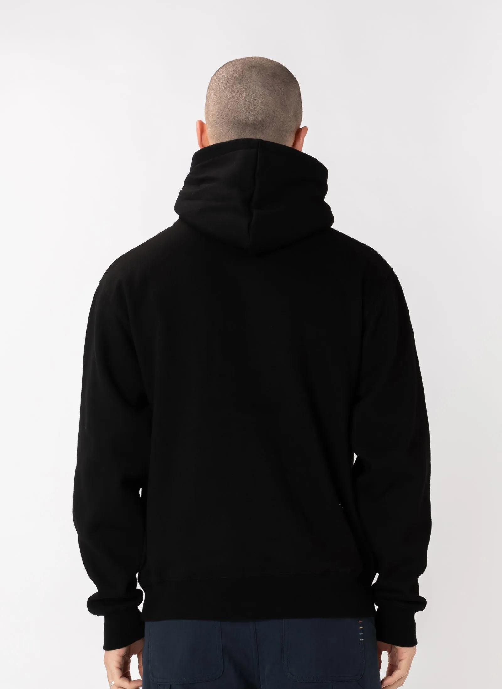 B.Nostalgic Hood Sweatshirt Black