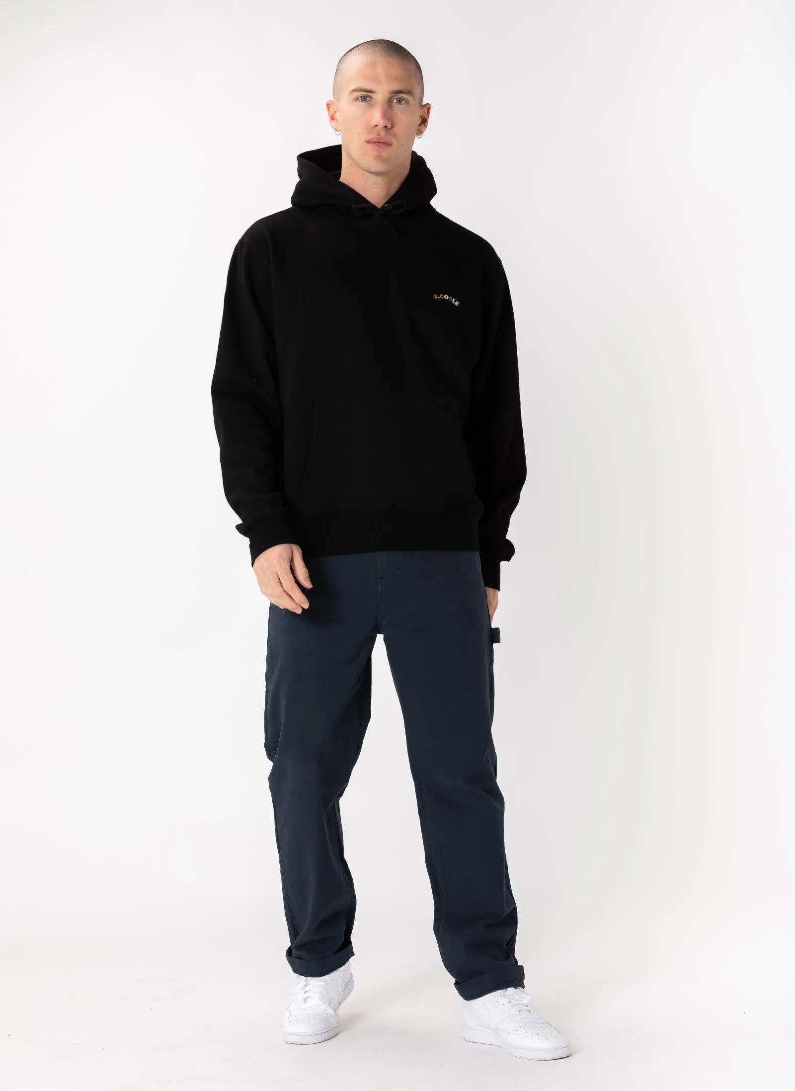 B.Nostalgic Hood Sweatshirt Black