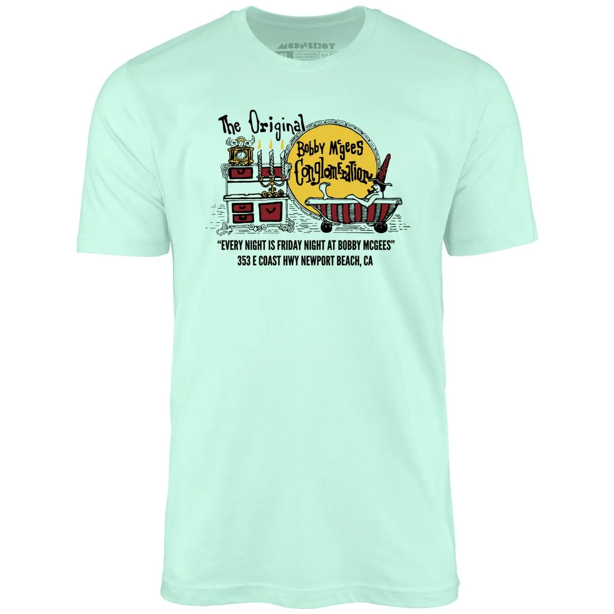 Bobby McGee's - Newport Beach, CA - Vintage Restaurant - Unisex T-Shirt