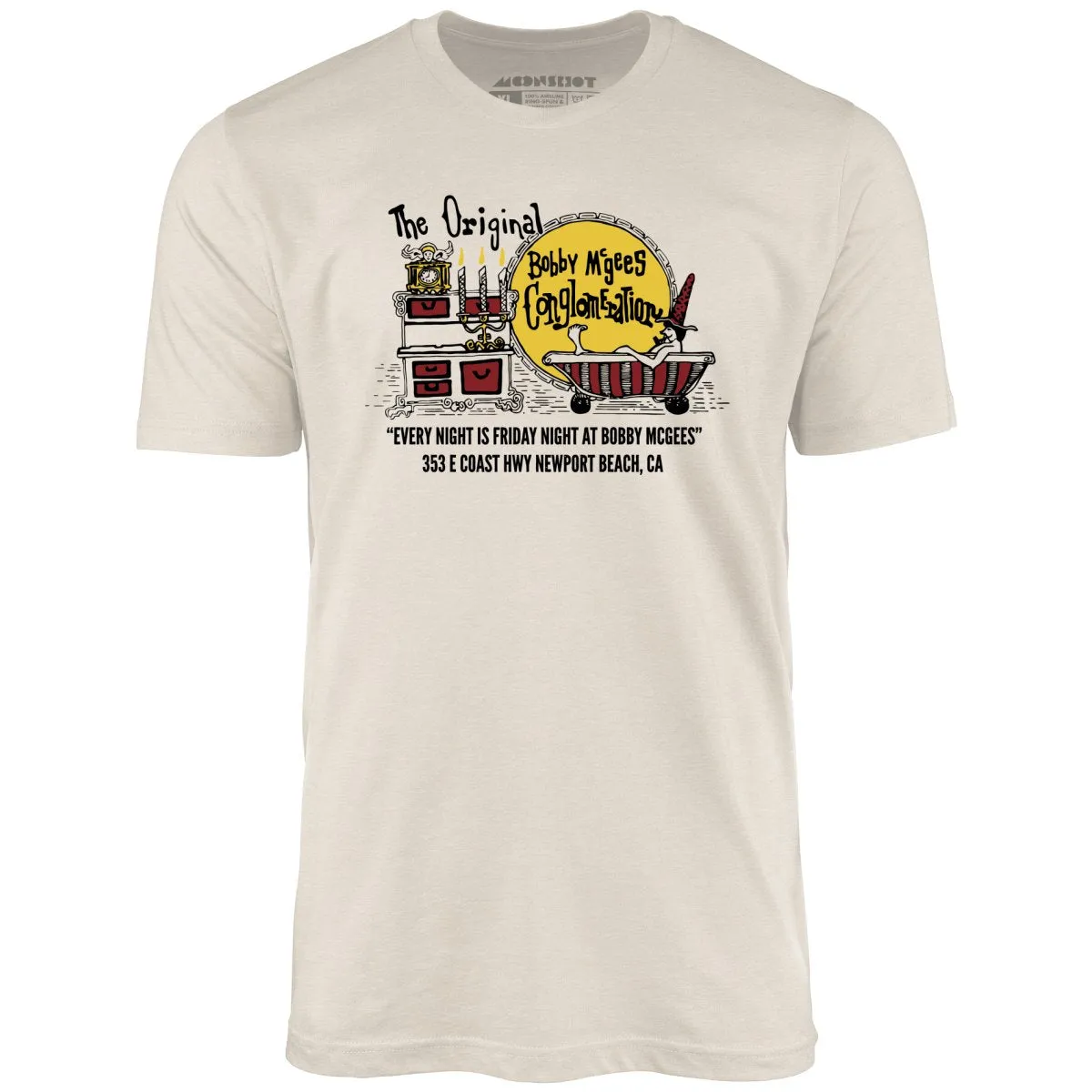 Bobby McGee's - Newport Beach, CA - Vintage Restaurant - Unisex T-Shirt