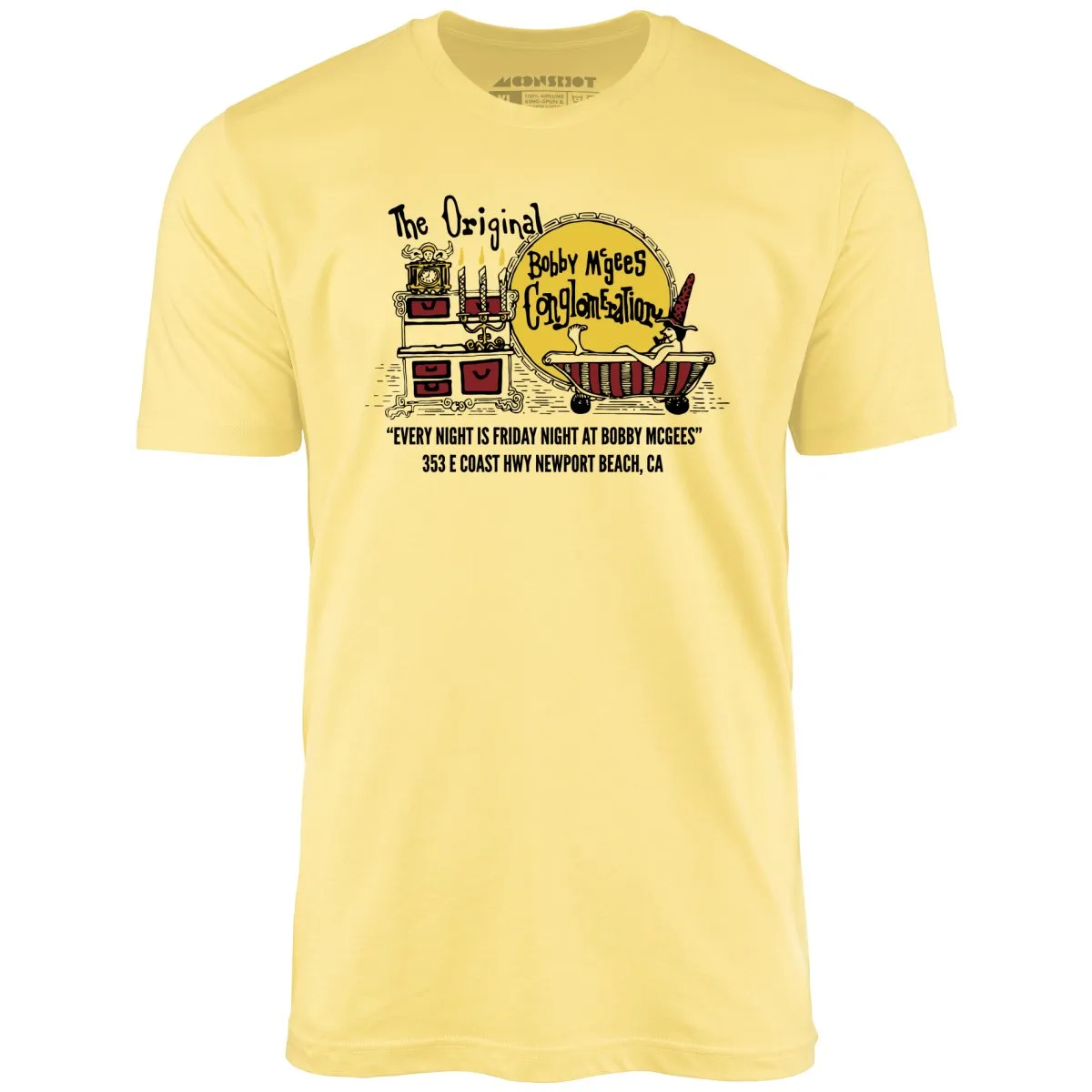 Bobby McGee's - Newport Beach, CA - Vintage Restaurant - Unisex T-Shirt