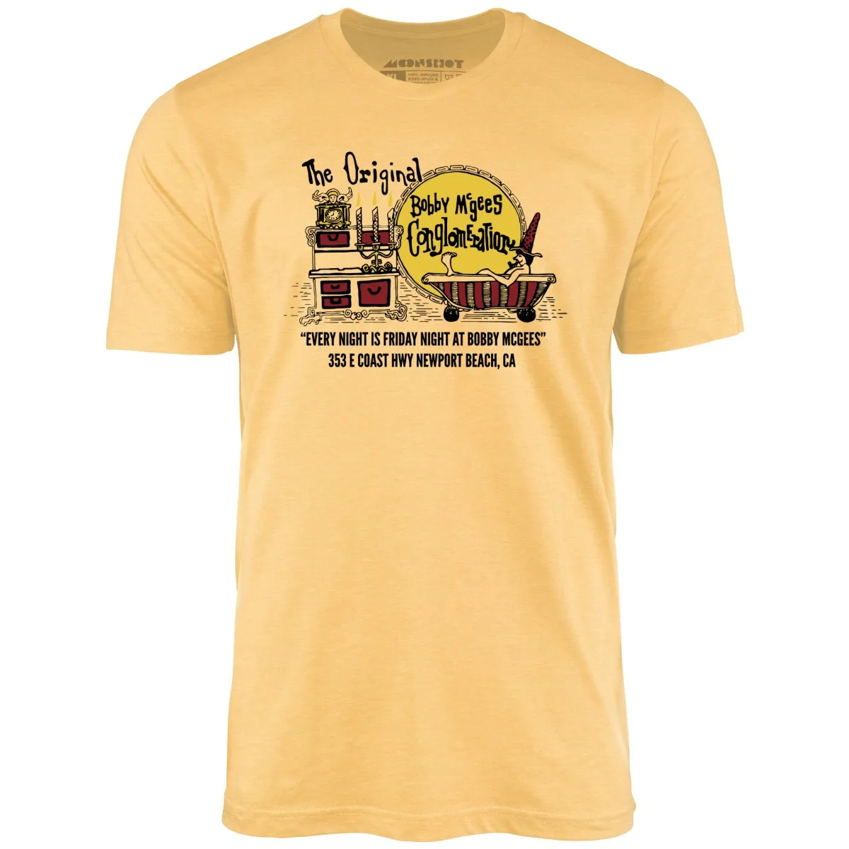 Bobby McGee's - Newport Beach, CA - Vintage Restaurant - Unisex T-Shirt