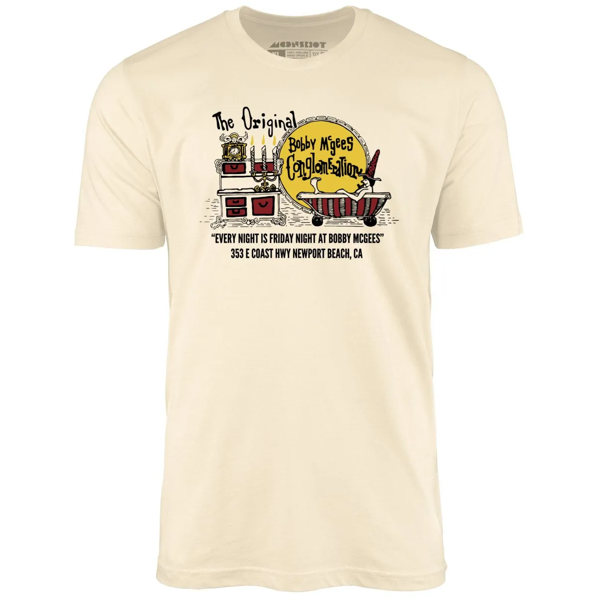 Bobby McGee's - Newport Beach, CA - Vintage Restaurant - Unisex T-Shirt