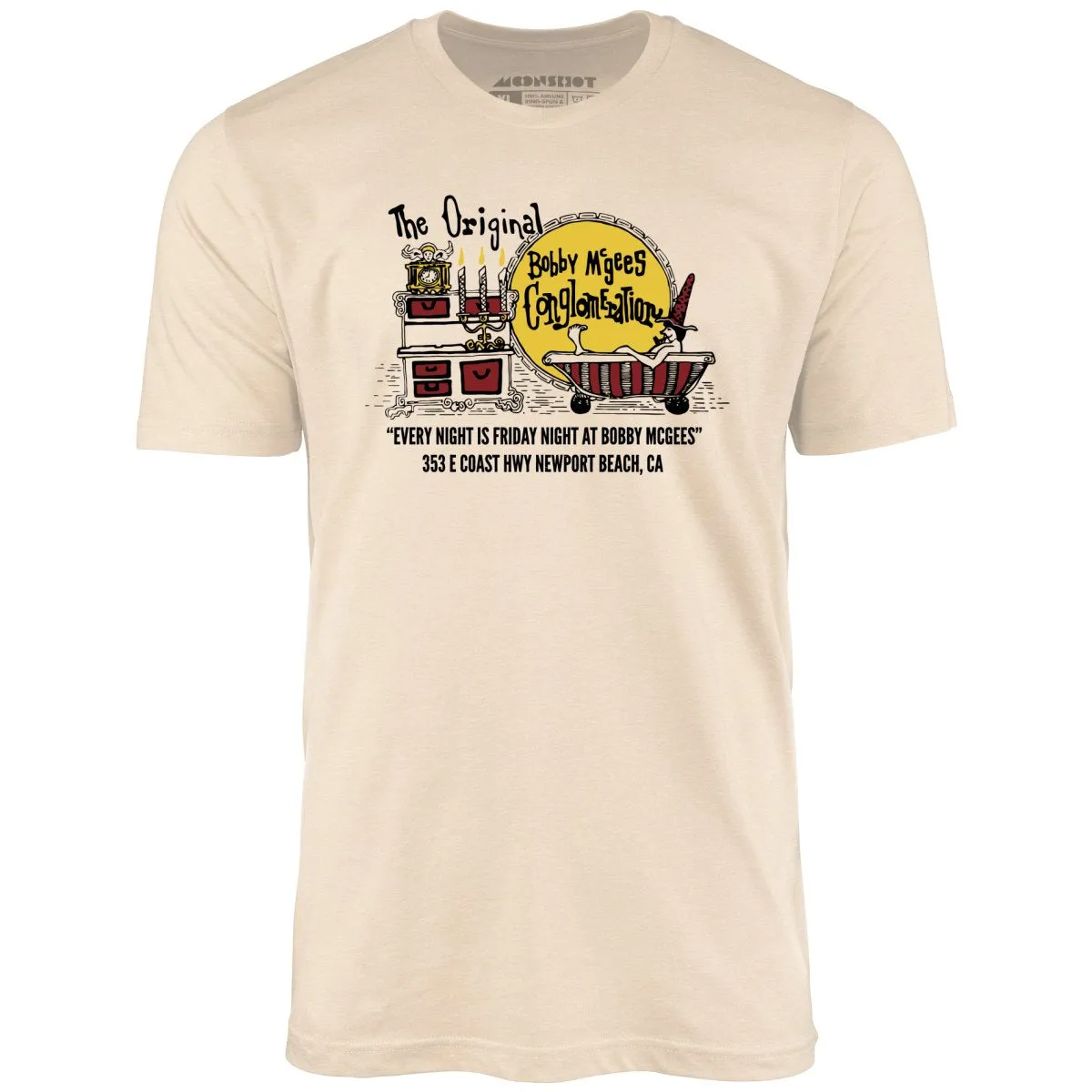 Bobby McGee's - Newport Beach, CA - Vintage Restaurant - Unisex T-Shirt