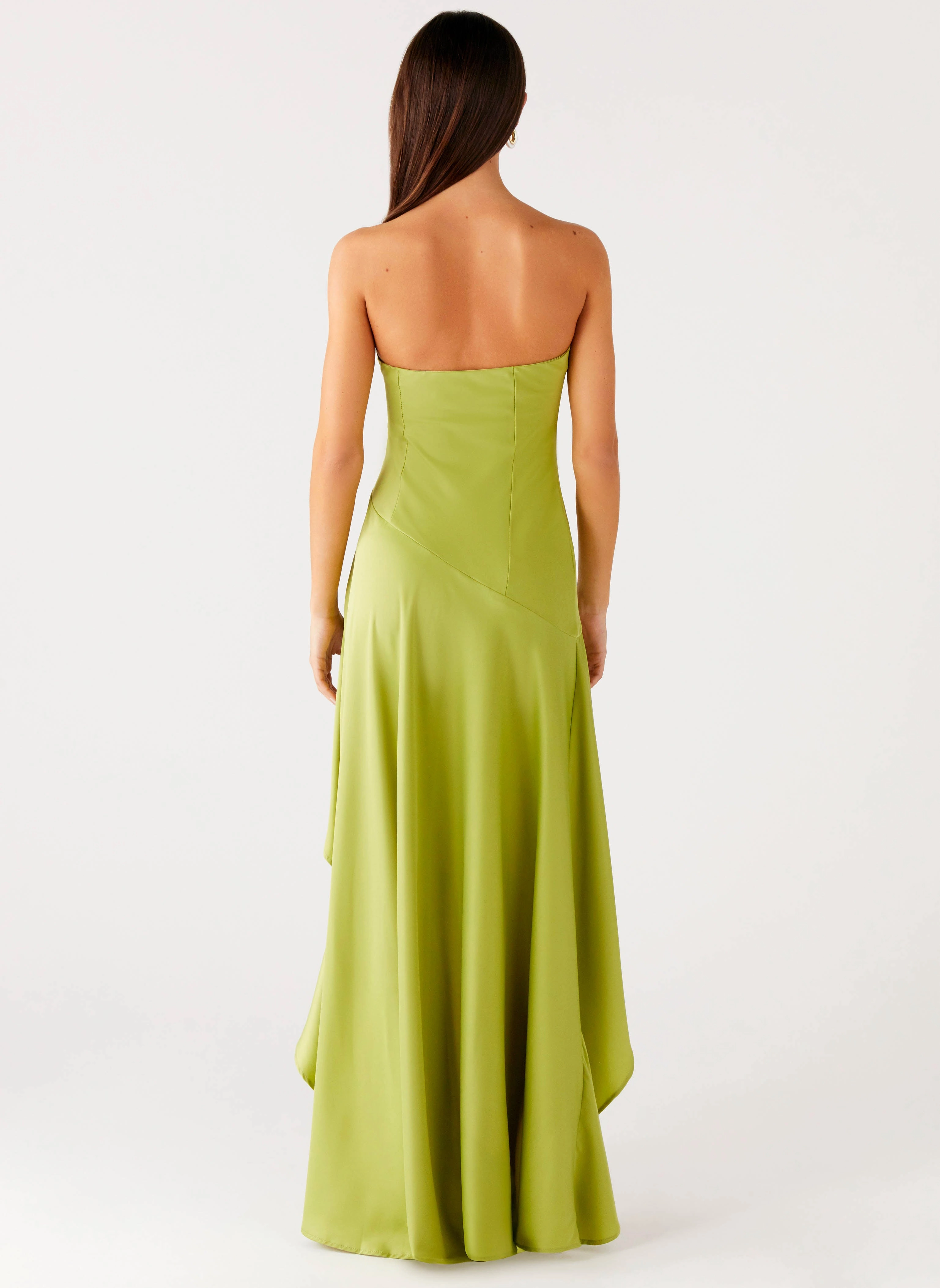Luxury Feel Bodie Maxi Dress - Lime