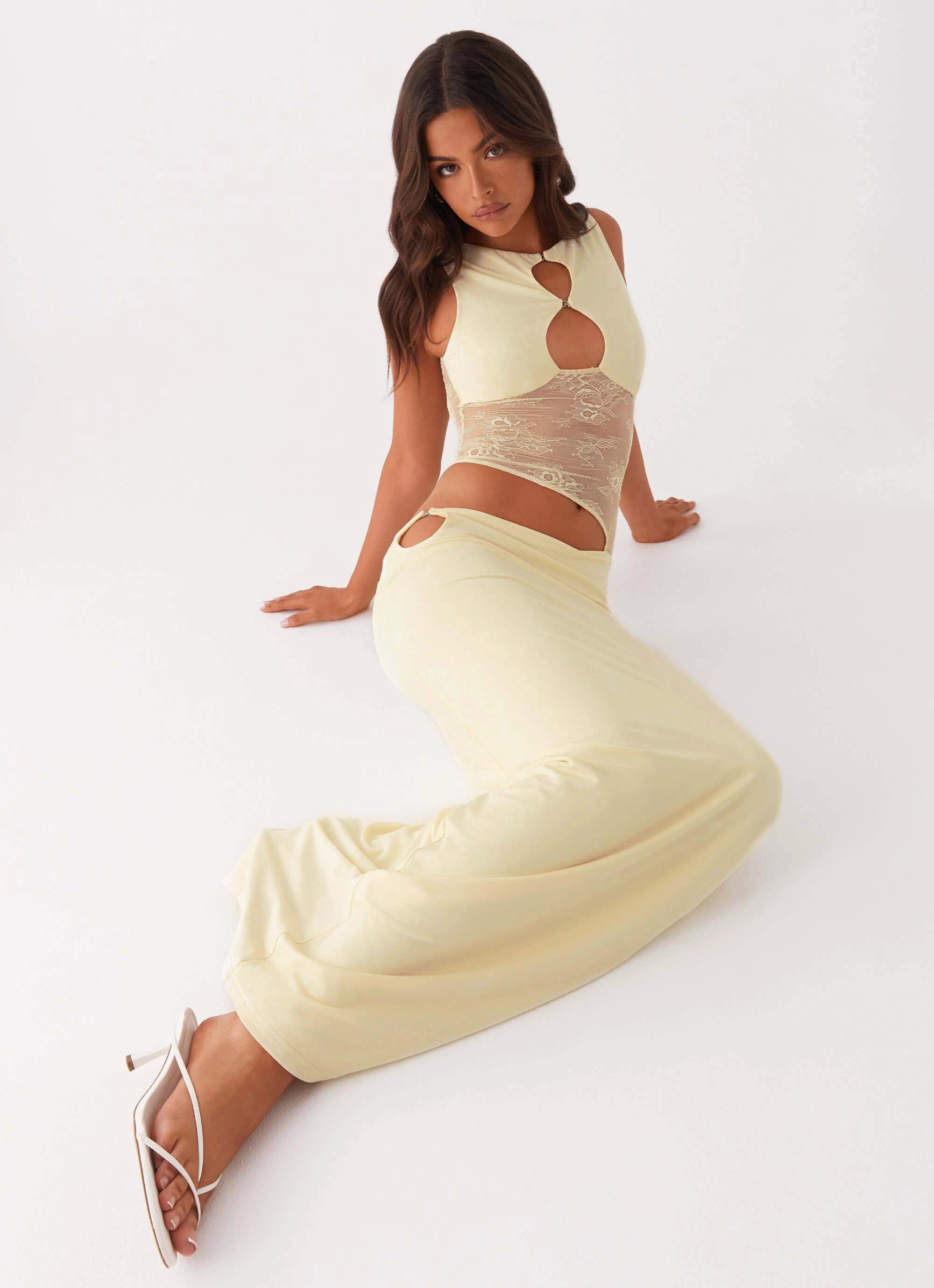 Quick Look Prophecy Maxi Dress - Yellow