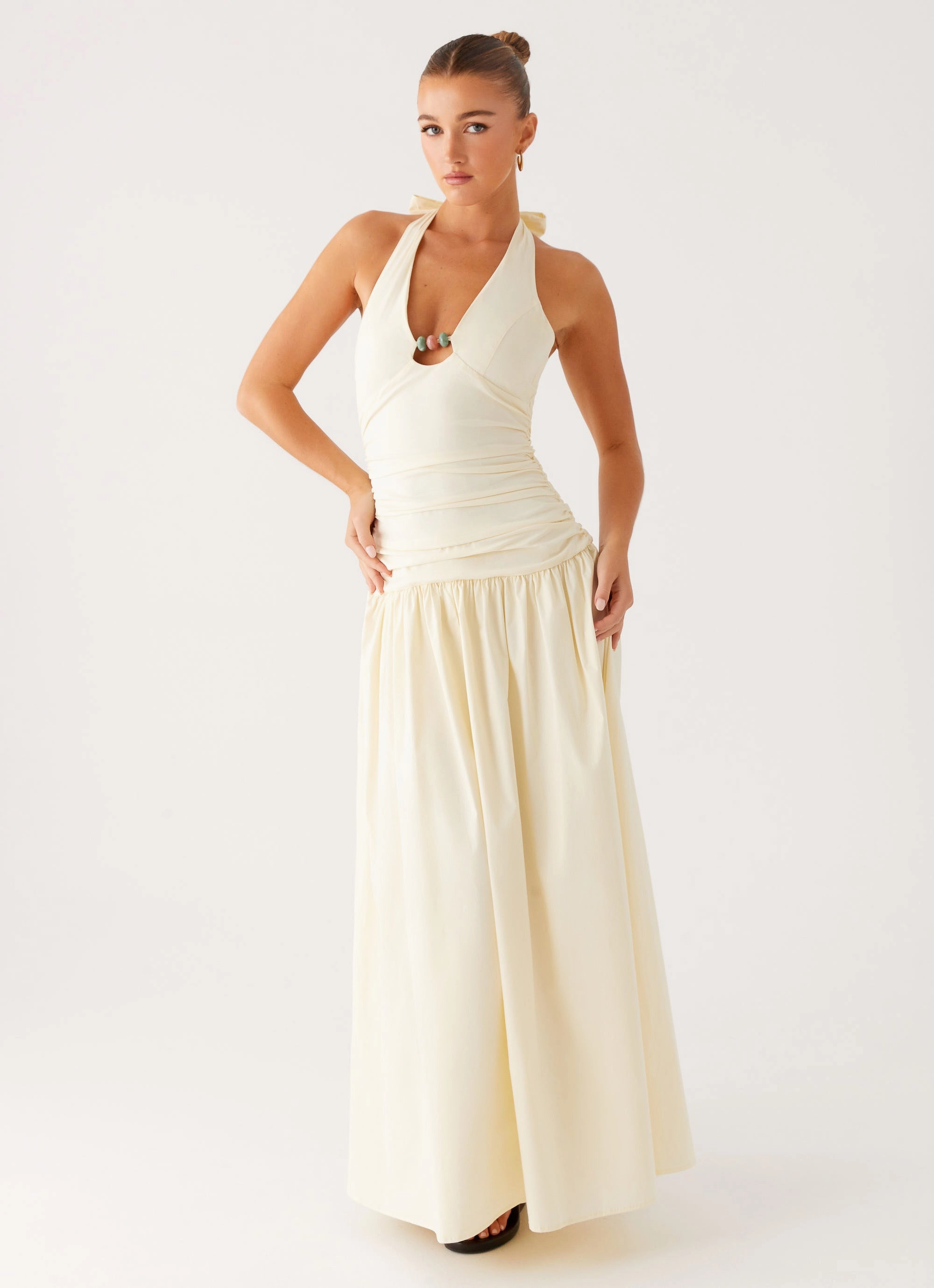 Val Maxi Dress - Lemon Calm Aesthetic