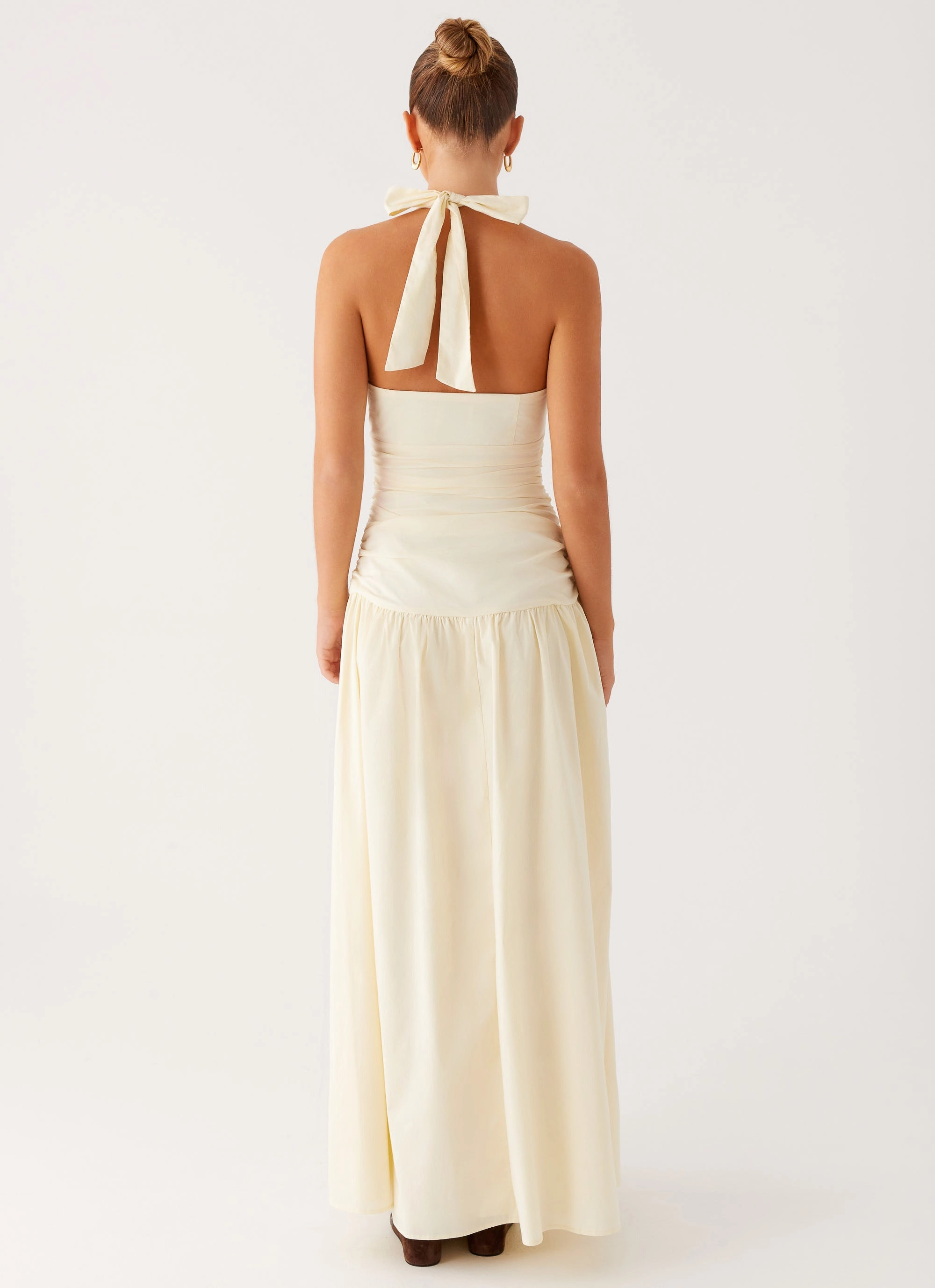 Val Maxi Dress - Lemon Evening Event