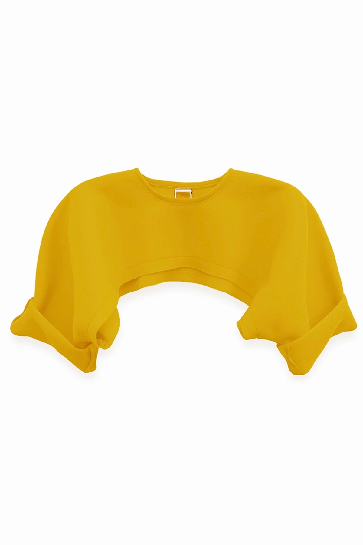 Boni Crop Cover Up Ribbed Knit Fabric