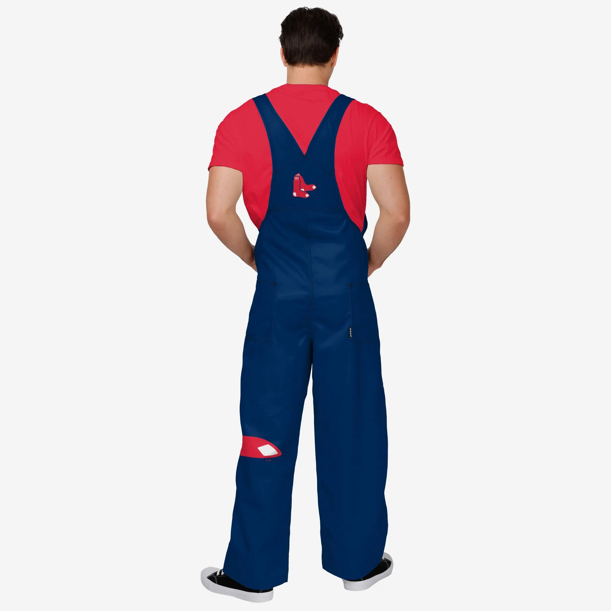 Boston Red Sox Mens Big Logo Bib Overalls