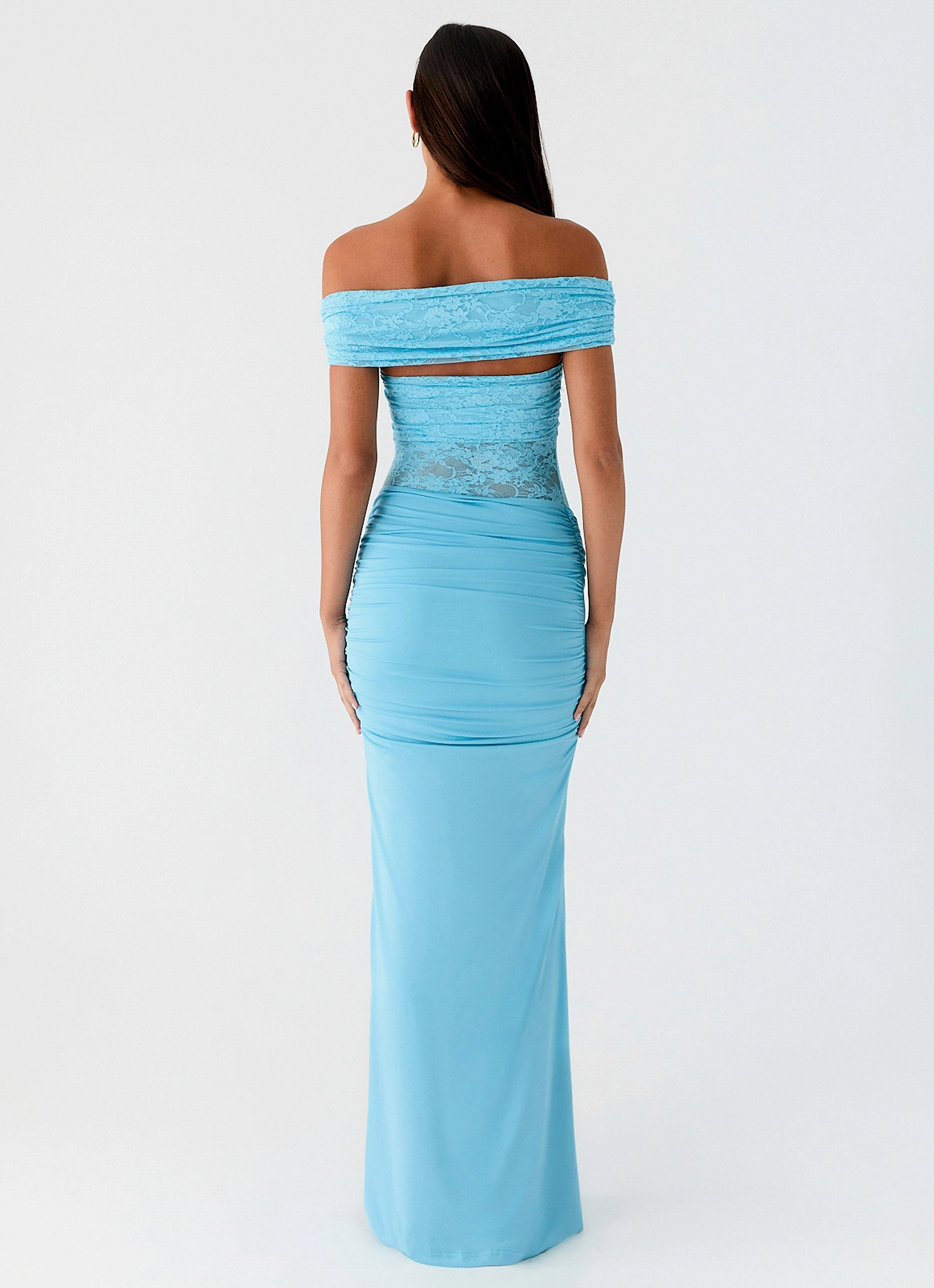 Urban Fit Either Way Maxi Dress - Turquoise Blue