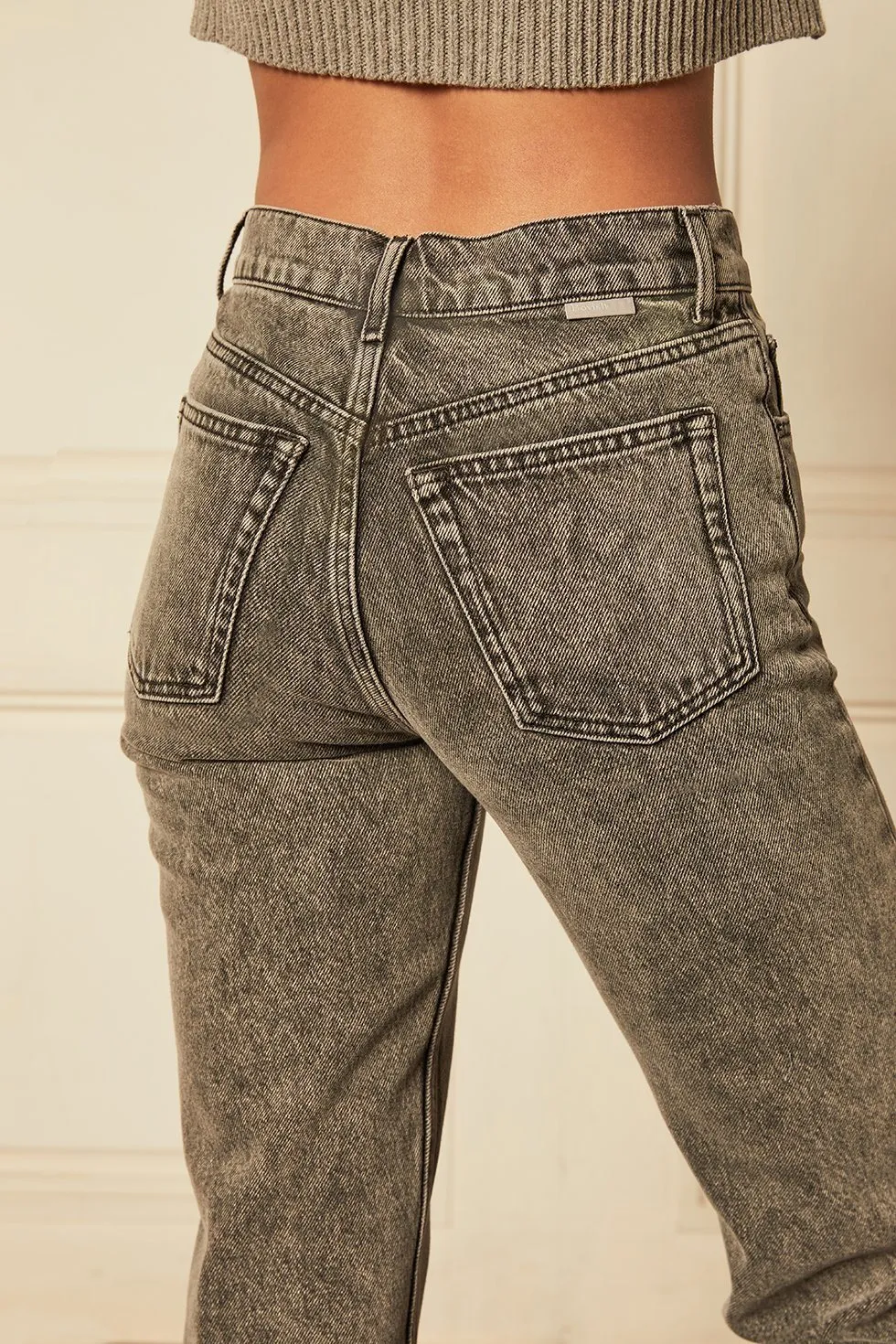 Boyish Jeans The Casey High Rise Straight Leg Jean- Toxic Avenger