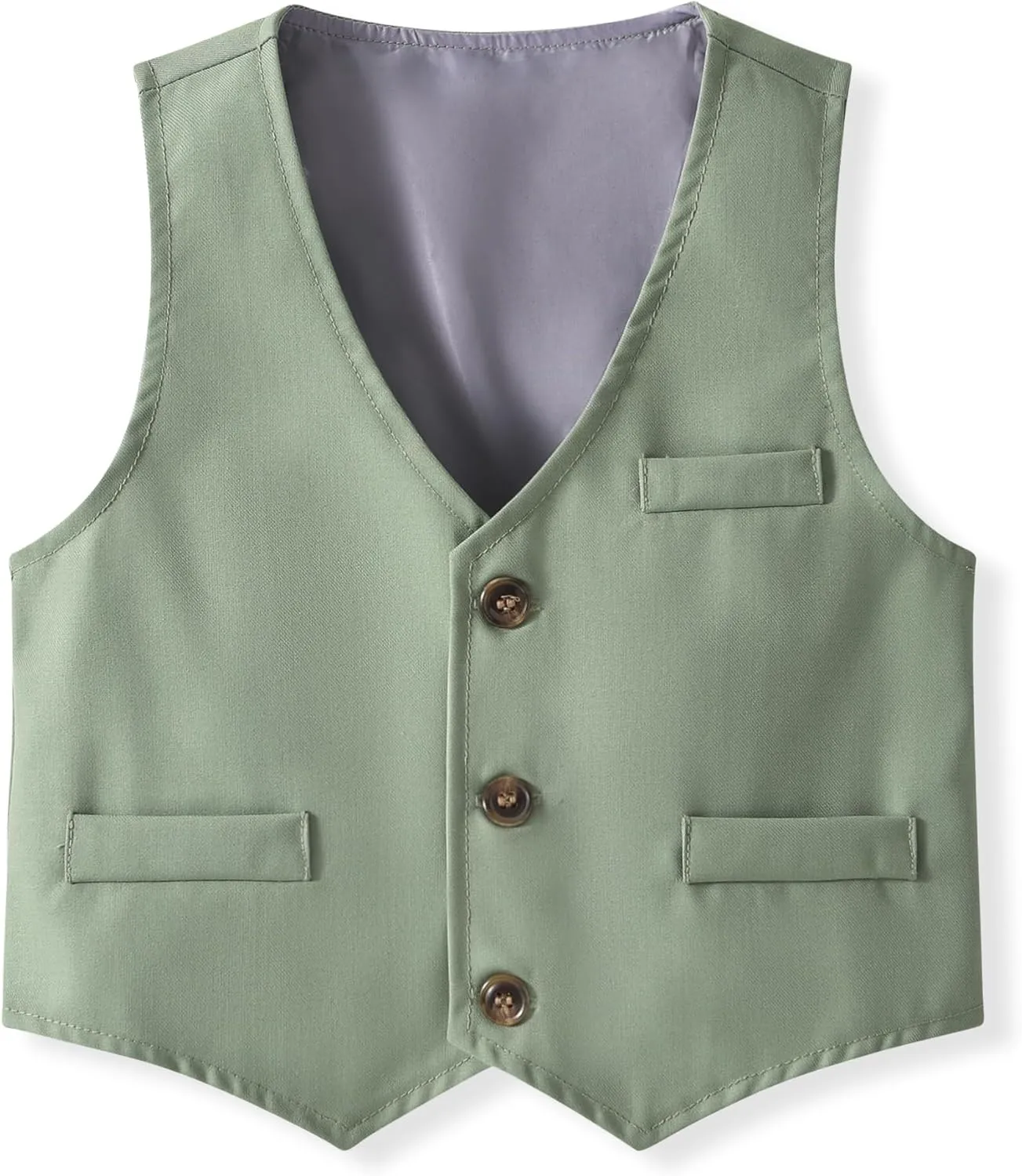 Boys 3Pcs Clothing Sets Cotton Long Sleeve Bowtie Shirts  Vest  Pants Casual Suit