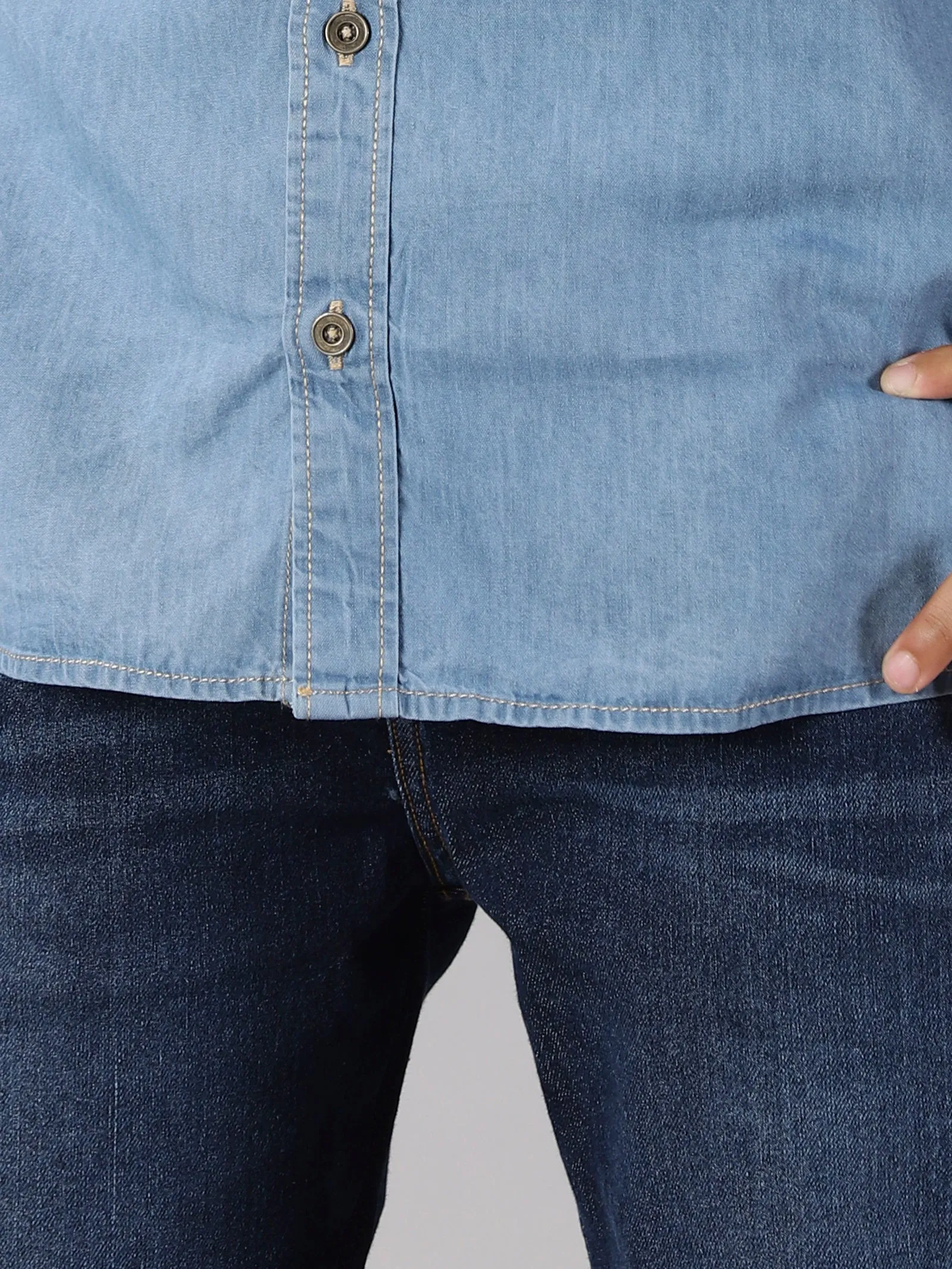 Boys Full Sleeve Denim Shirts & Denim Pant Set