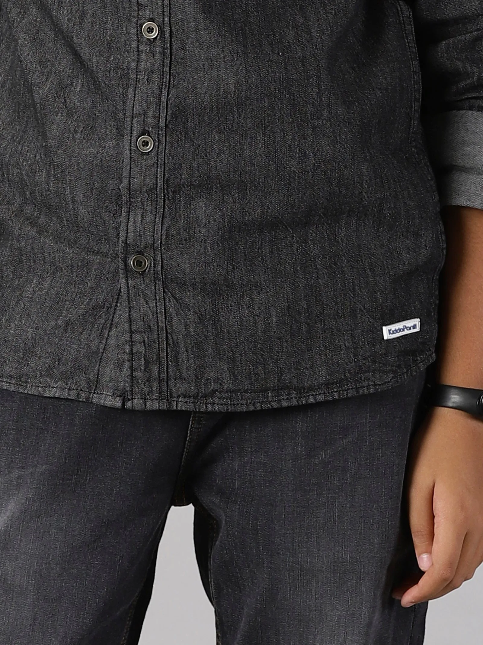 Boys Full Sleeve Denim Shirts & Denim Pant Set