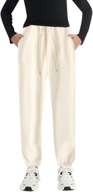 Boys Girls Active Pants Jogger Sweatpants with Pockets Kids Trousers Casual Solid Pants for Newborns
